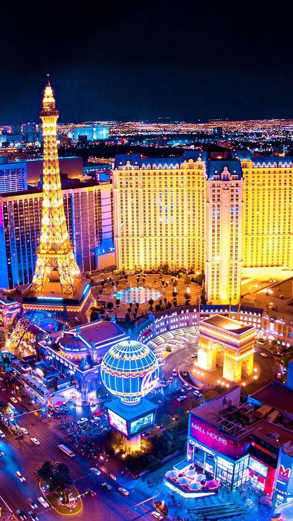 1000x1780 Las Vegas iPhone Wallpaper, Phone