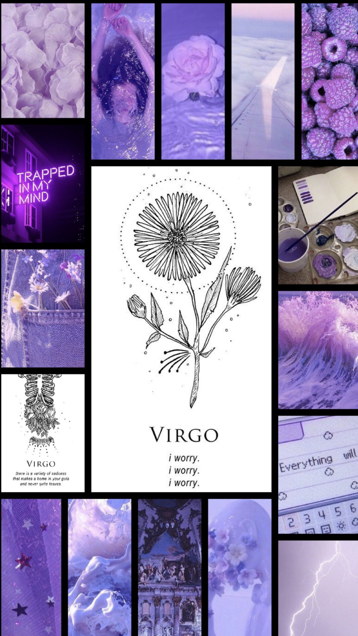 1250x2210 Virgo aesthetic wallpaper. Virgo art, Zodiac signs virgo, Virgo picture, Phone