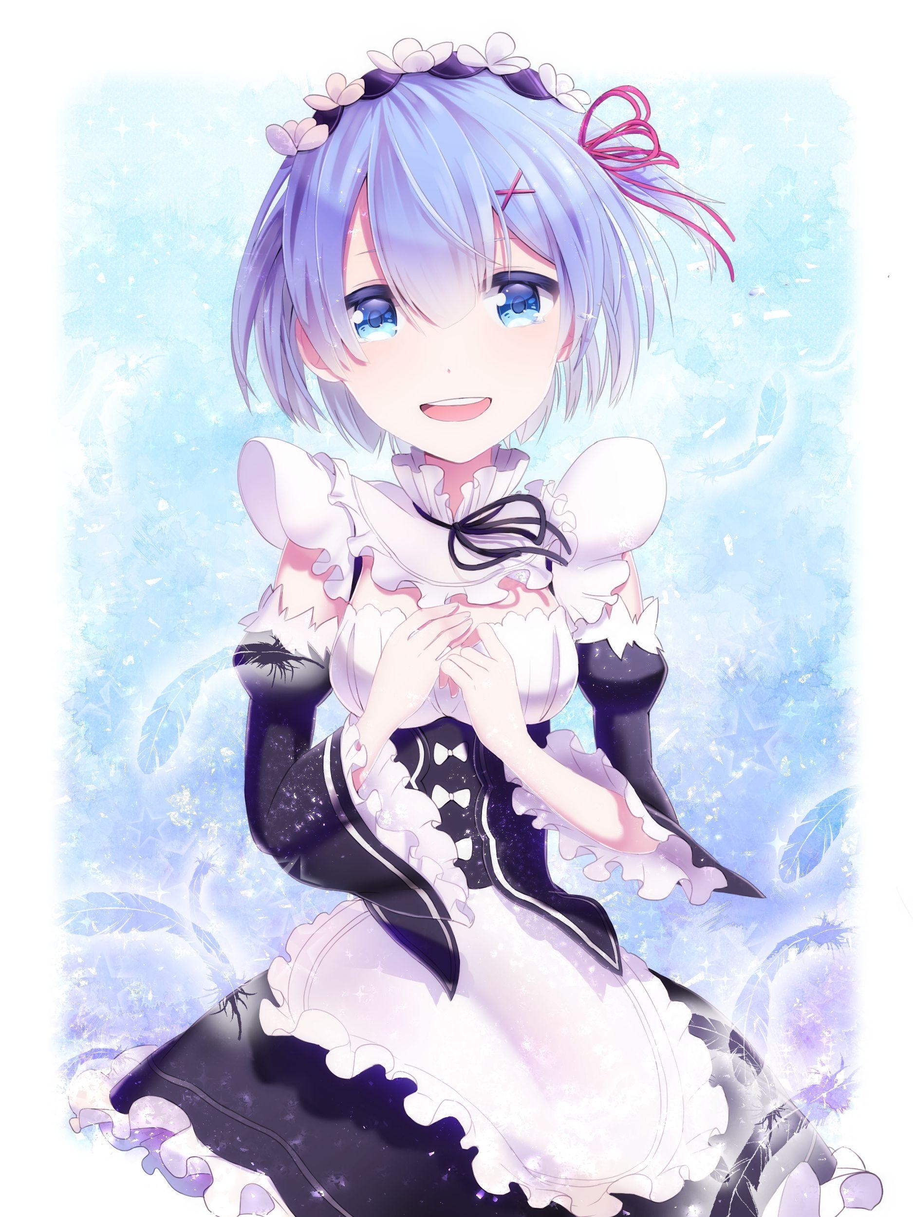 1880x2500 Rem (Re:Zero):Zero Kara Hajimeru Isekai Seikatsu, Phone