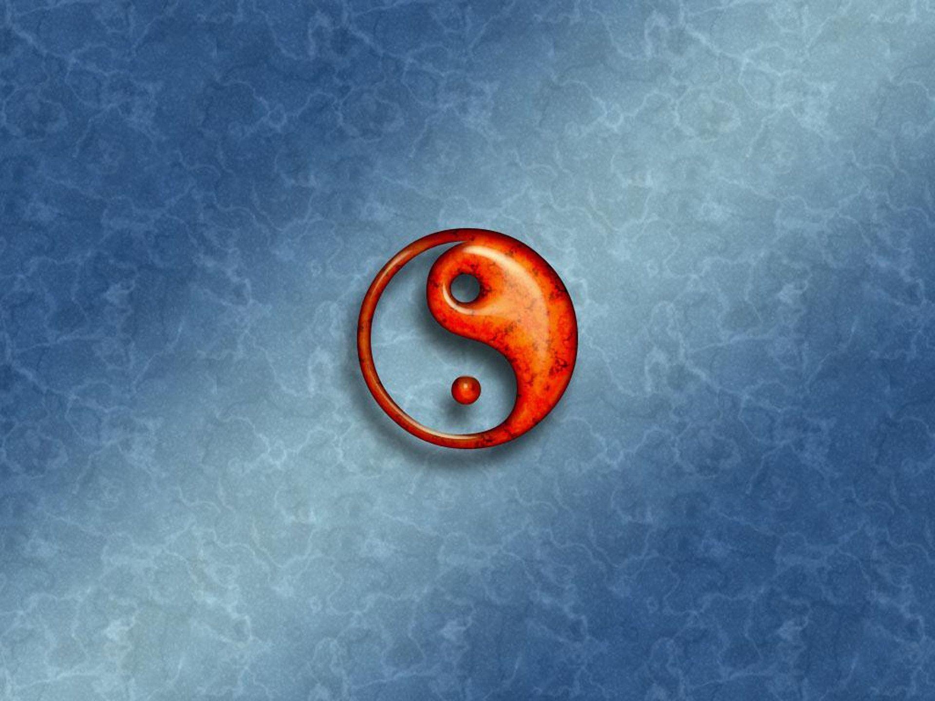 1920x1440 Red Ying Yang desktop PC and Mac wallpaper, Desktop