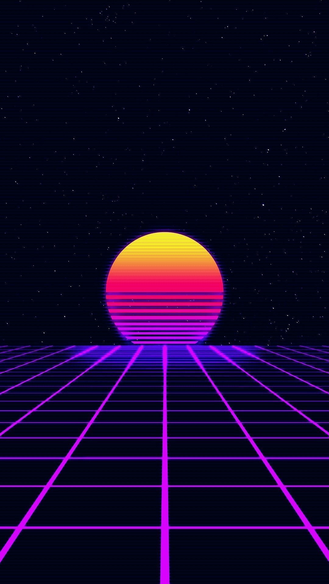 1080x1920 All Synthwave retro and retrowave style of arts #synthwave #chill, Phone