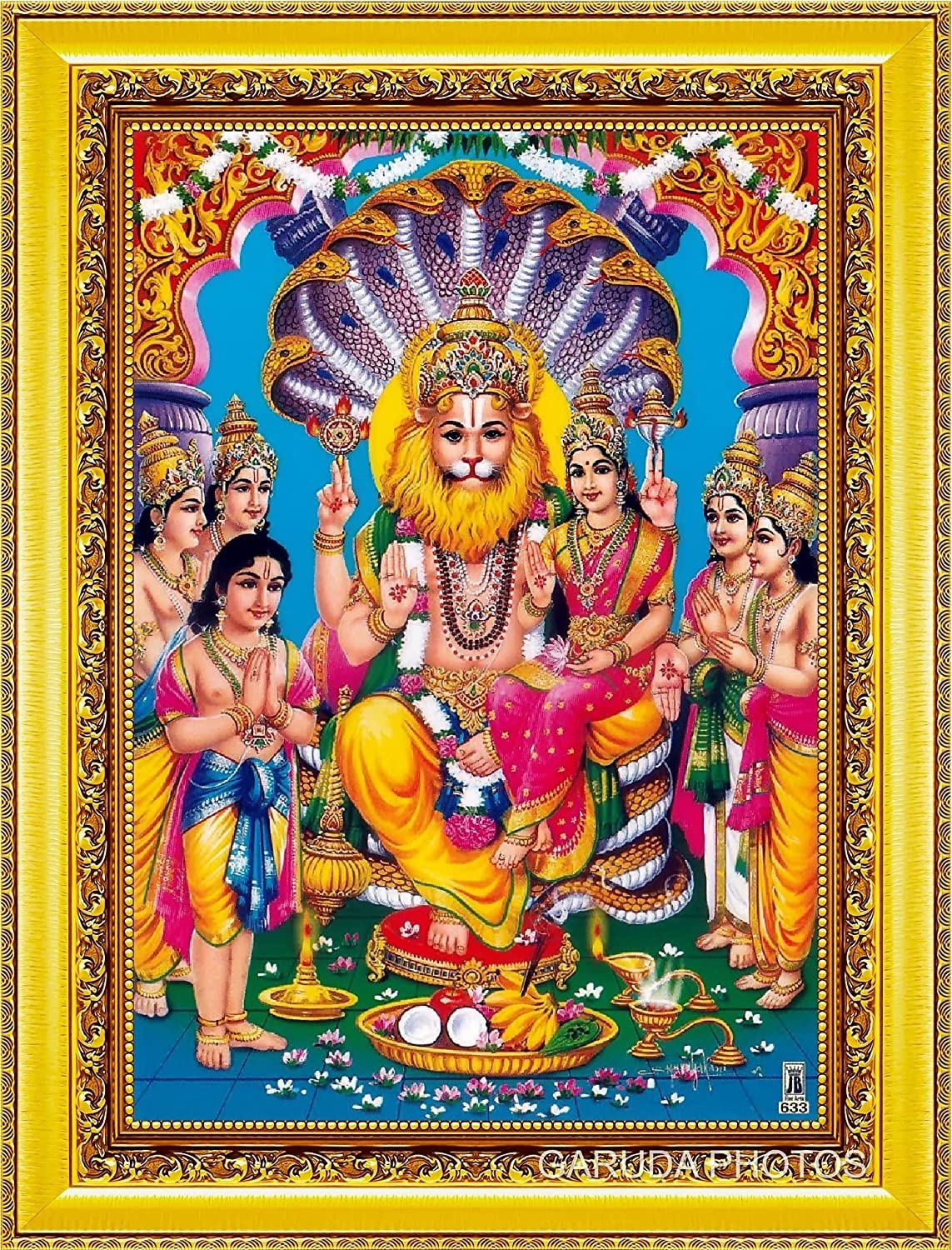 1150x1500 Garuda Photo Narasimha Swamy Photo/ Sri Laxmi Lord God Bhagwan Narsingh Dev Narasingha Dev Narsimha Narasimhar Swami Trimurti Prahlad Photo frame. (Regular (14x11 Inch)), Amazon.in: Home & Kitchen, Phone