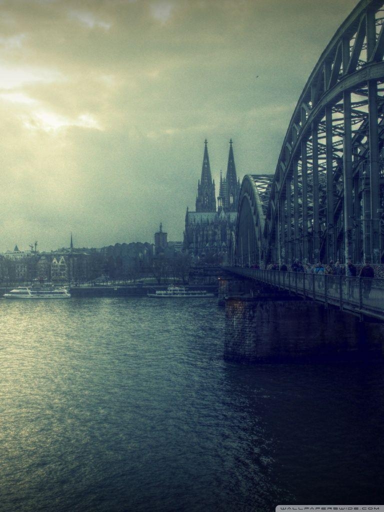 770x1030 Koln Bridge ❤ 4K HD Desktop Wallpaper for • Dual Monitor Desktops, Phone