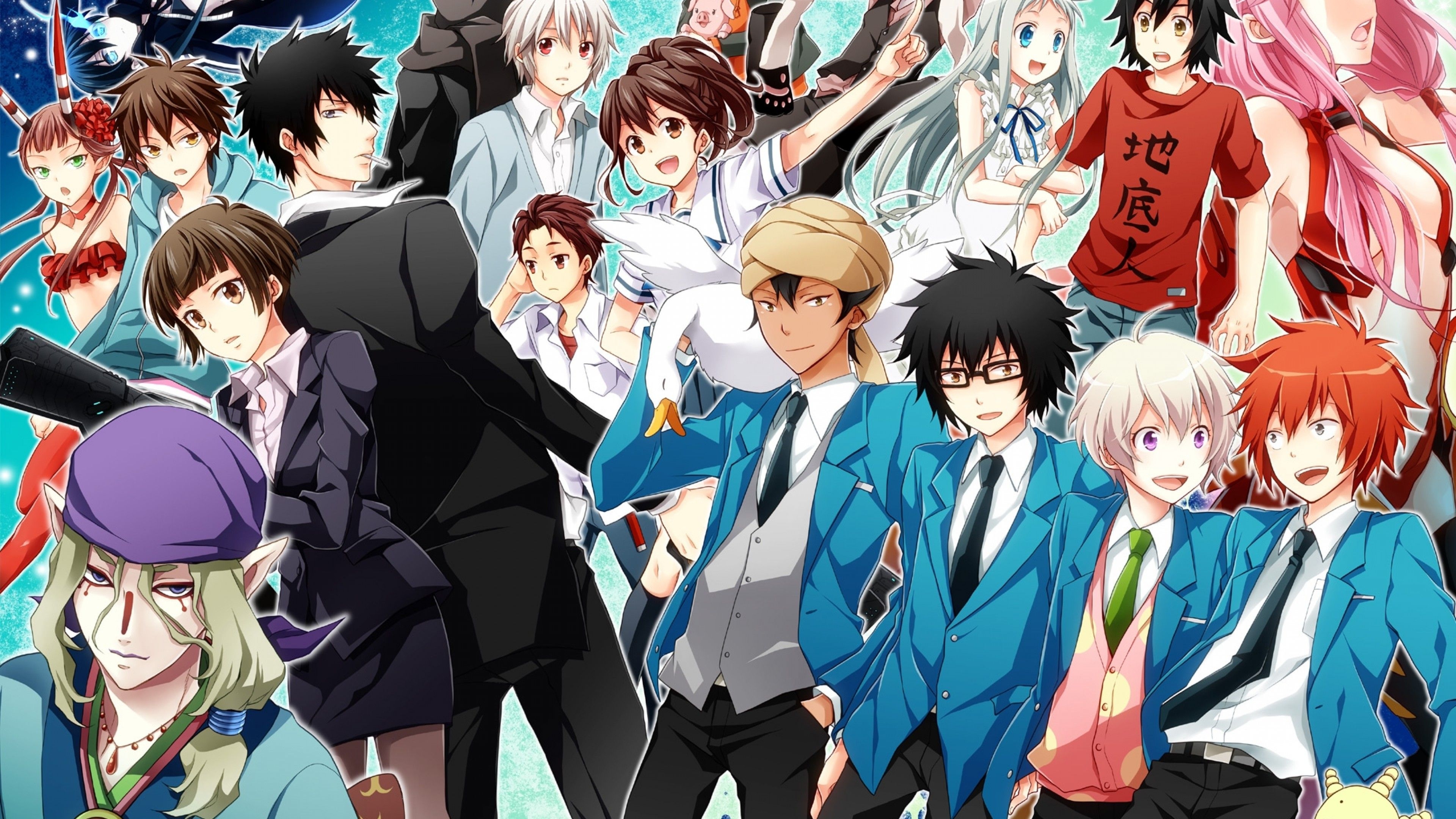 3840x2160 Download  Anime Crossover, Guilty Crown, Psycho Pass, Desktop