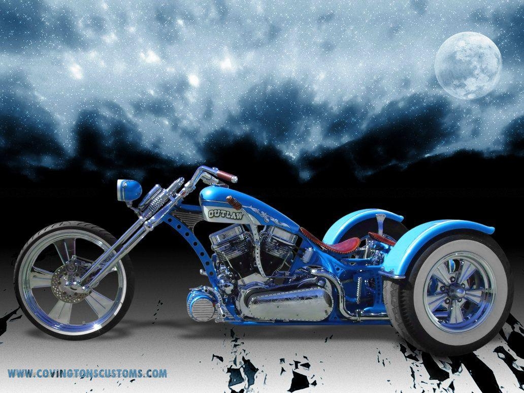 1040x780 Outlaw Custom Trike By Random667. Motorcycles Retro, Desktop