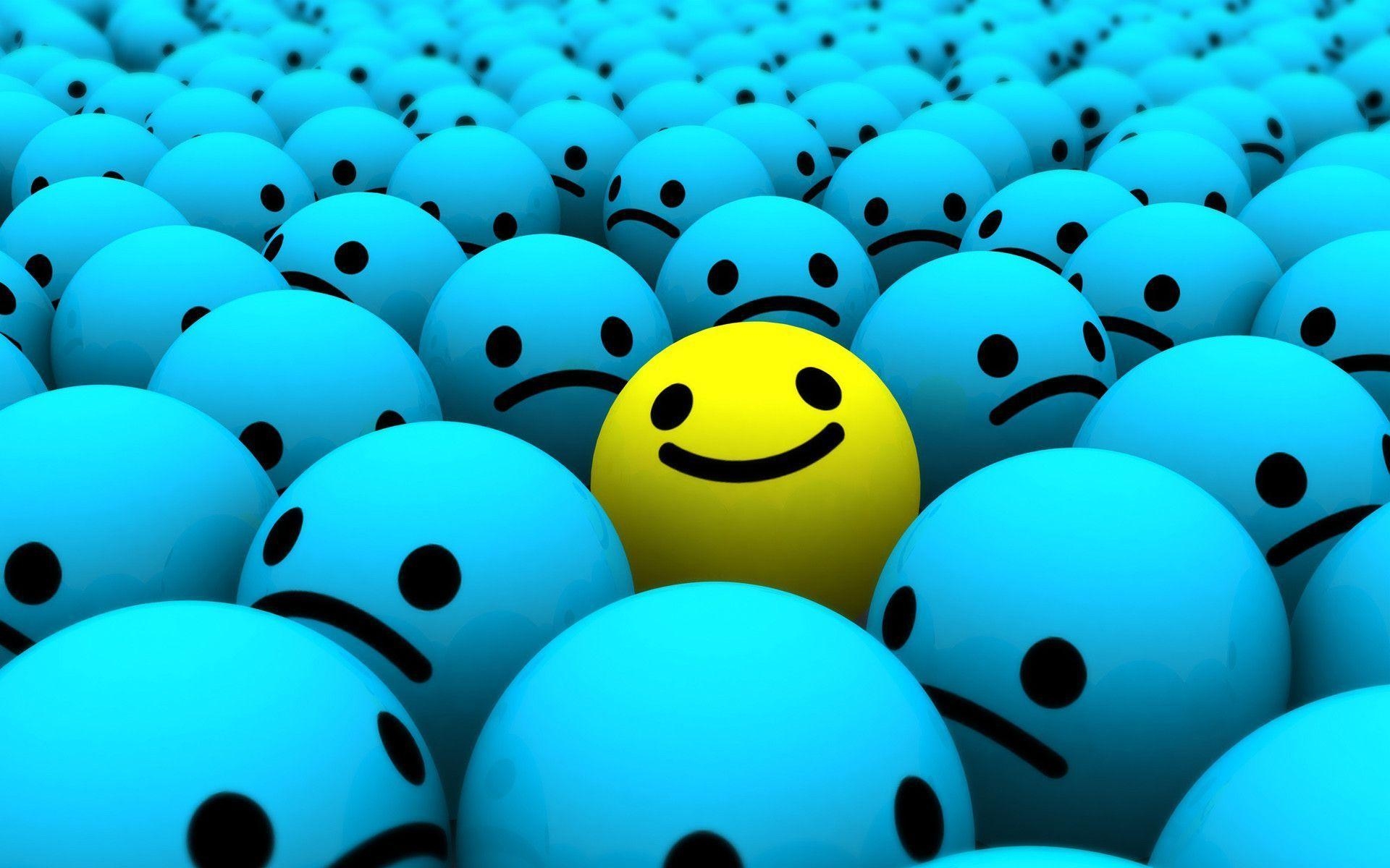 1920x1200 3D Smiley Animation Wallpaper, Desktop