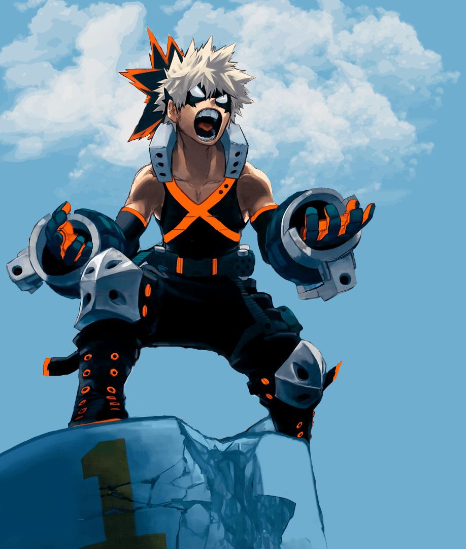 920x1080 Katsuki Bakugou (Boku no Hero Academia) Sprite, Phone