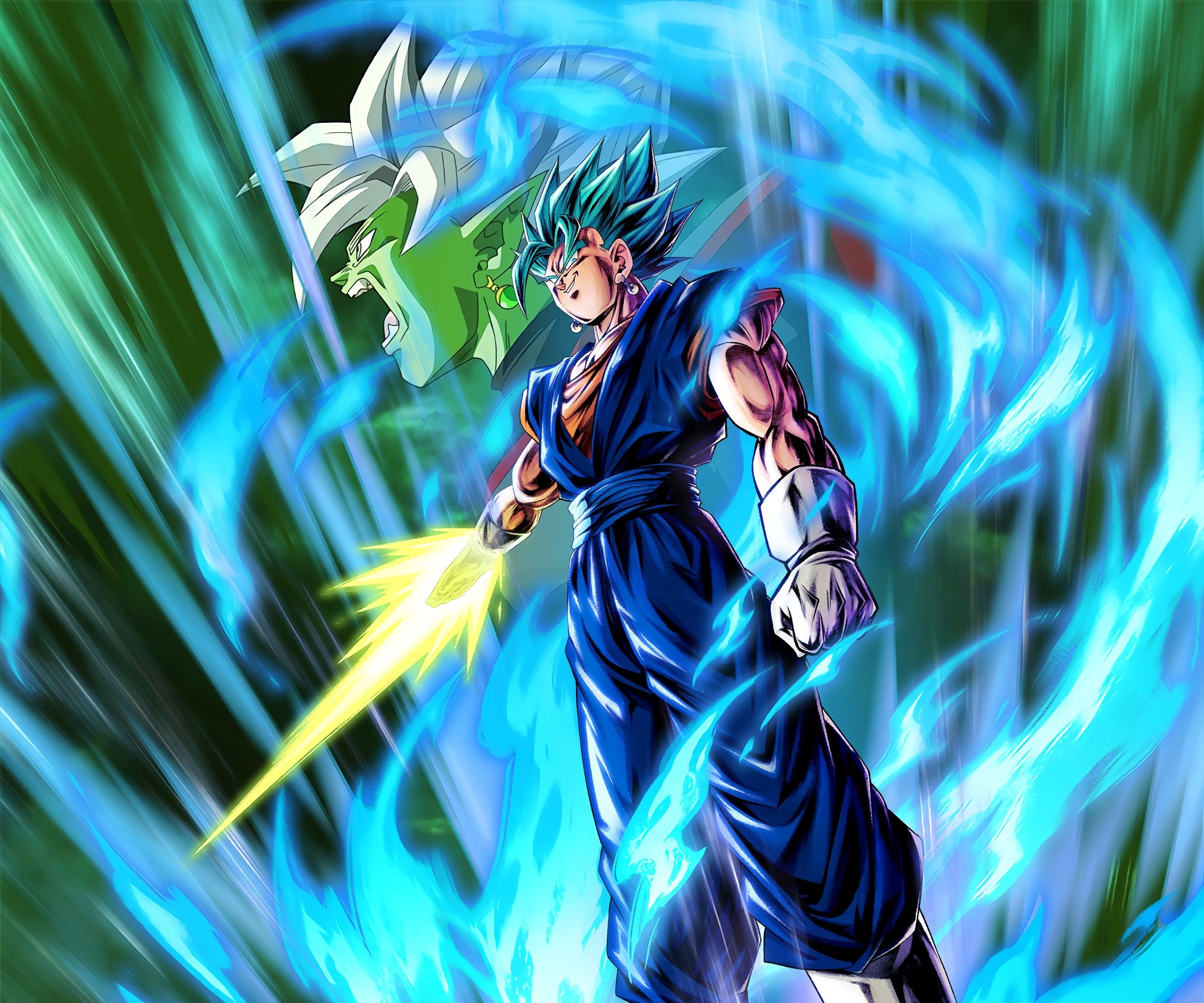 2050x1710 HD desktop wallpaper: Anime, Dragon Ball, Dragon Ball Super, Zamasu (Dragon Ball), Vegito (Dragon Ball) download free picture, Desktop