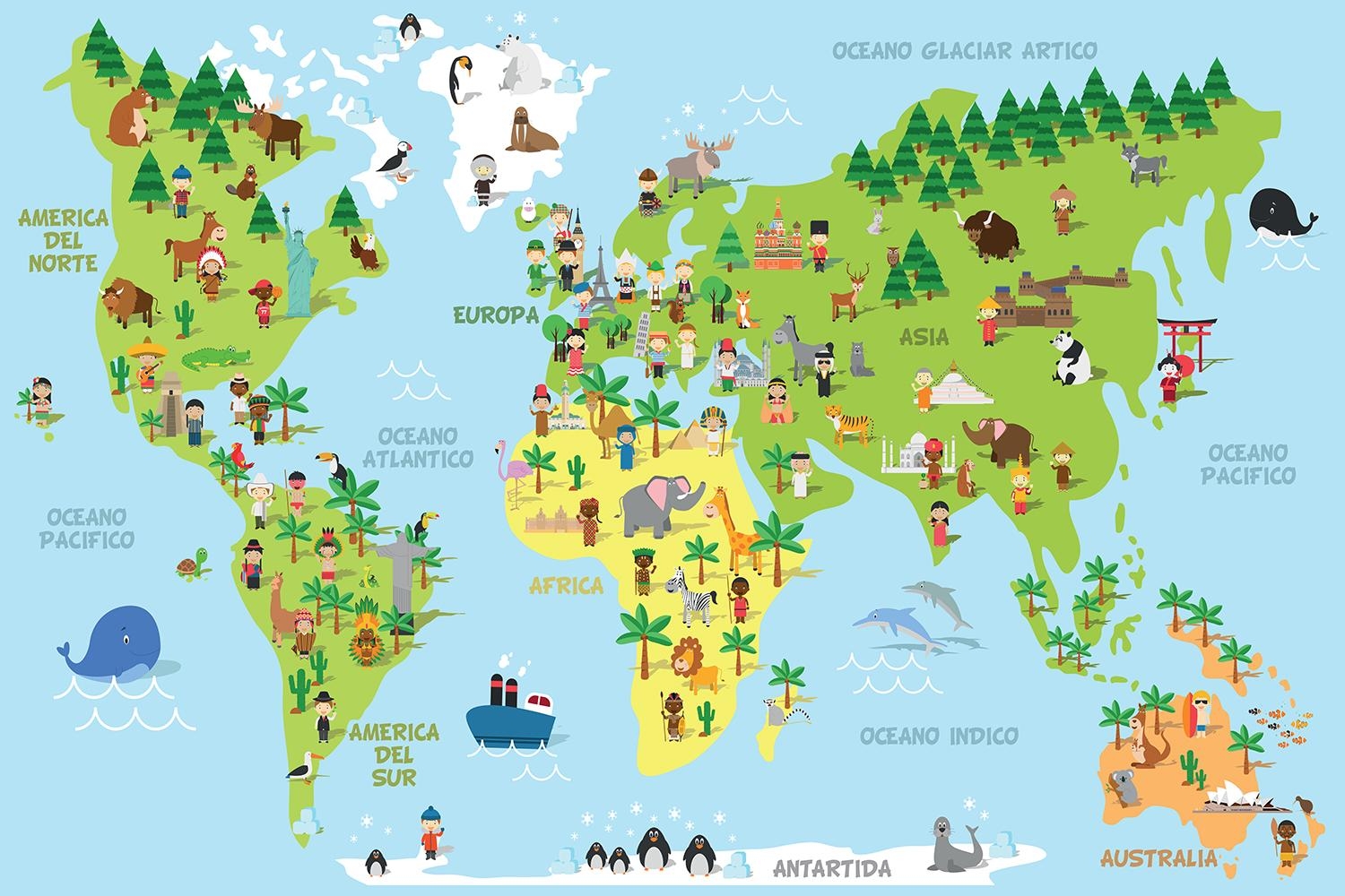 1500x1000 Buy Travel World Maps Wallpaper Online in India at Best Price, Desktop