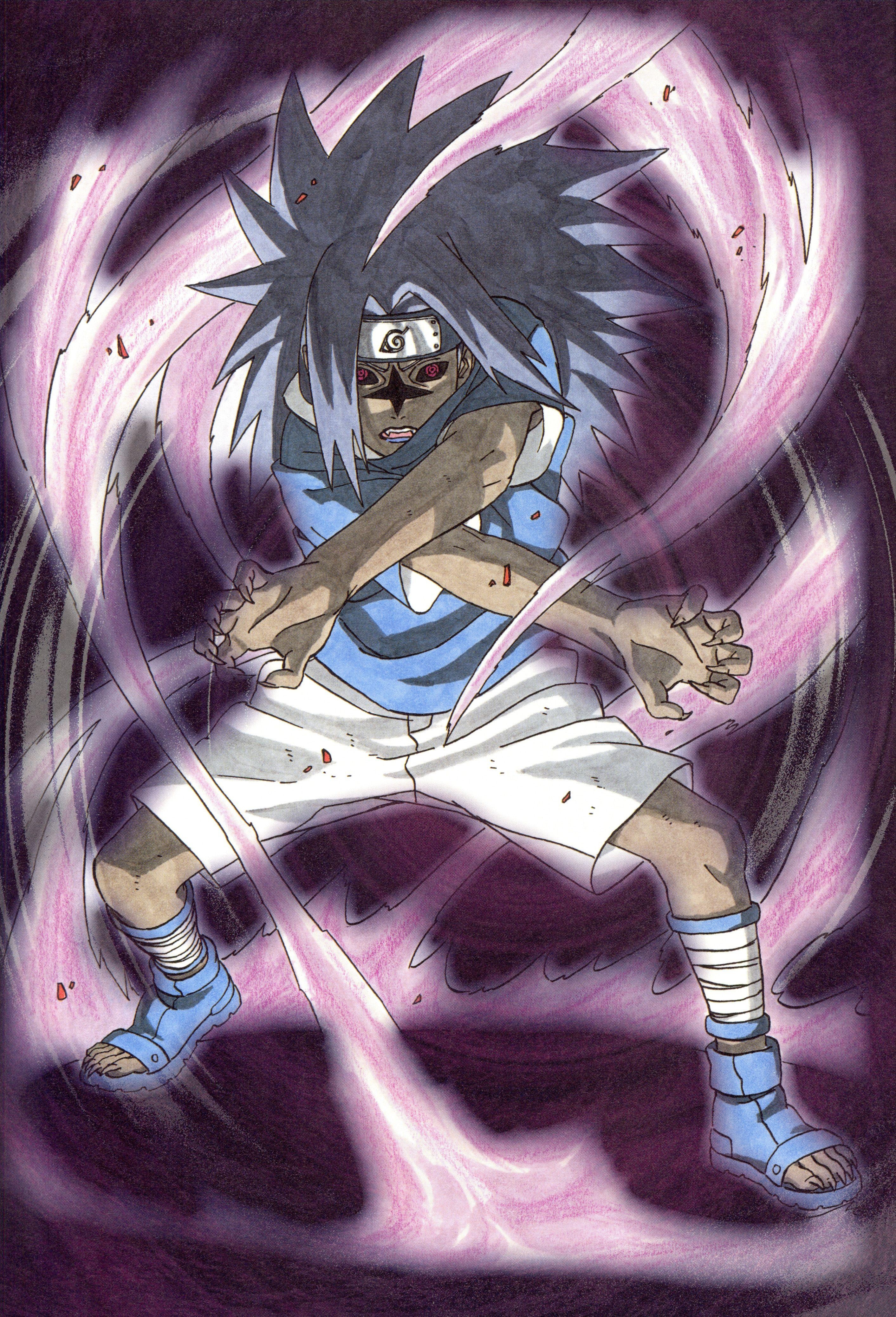 2830x4160 Sasuke Cursed Seal and Scan Gallery, Phone