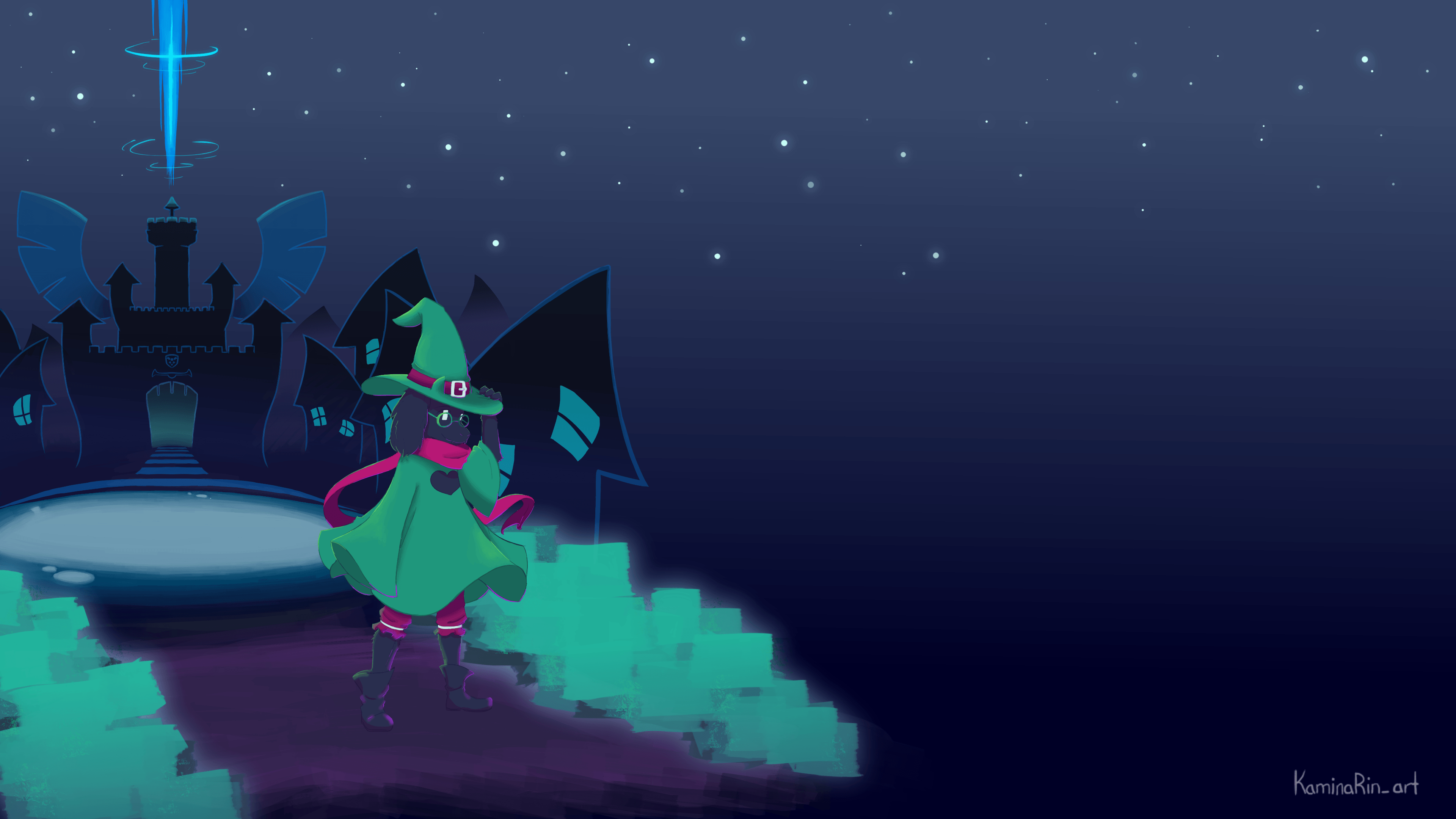 3840x2160 Mage Ralsei!, Desktop