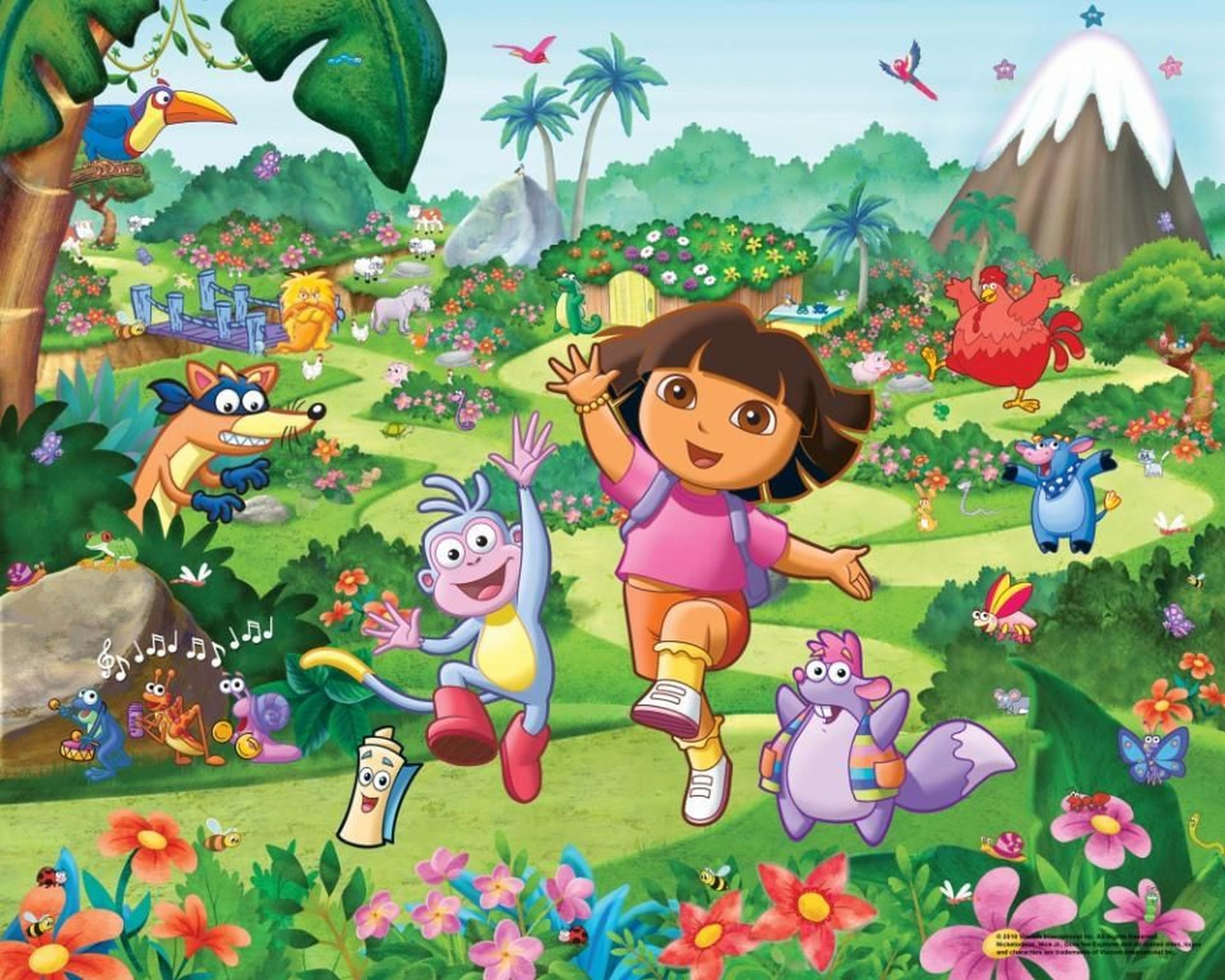 2500x2000 Dora Background Download, Desktop