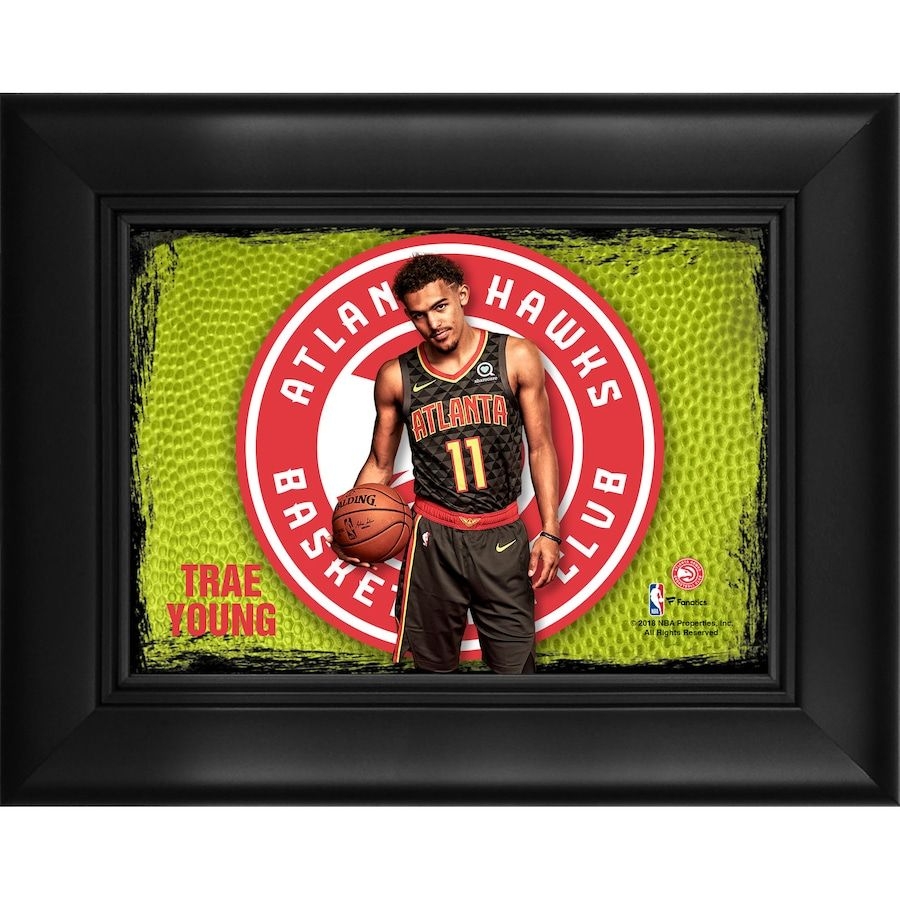 900x900 Atlanta Hawks Trae Young Fanatics Authentic Framed 5'' x 7'' Player Collage, Phone