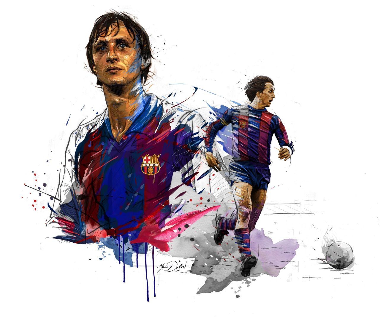 1280x1070 Beetot Kit: Johan Cruyff Painting, Desktop