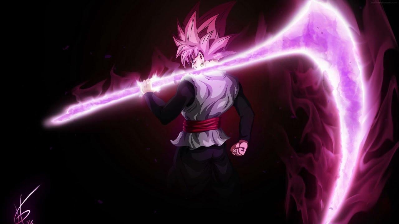 1280x720 GOKU BLACK SUPER SAIYAN ROSE 4K LIVE, Desktop