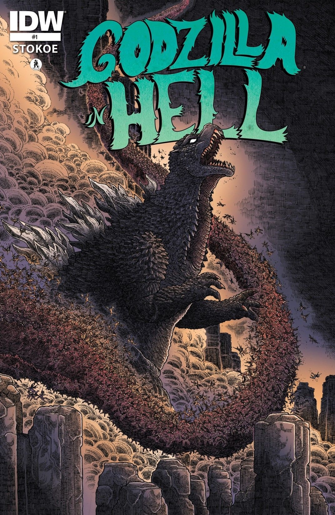 1080x1650 Godzilla in Hell. Wikizilla, the kaiju, Phone