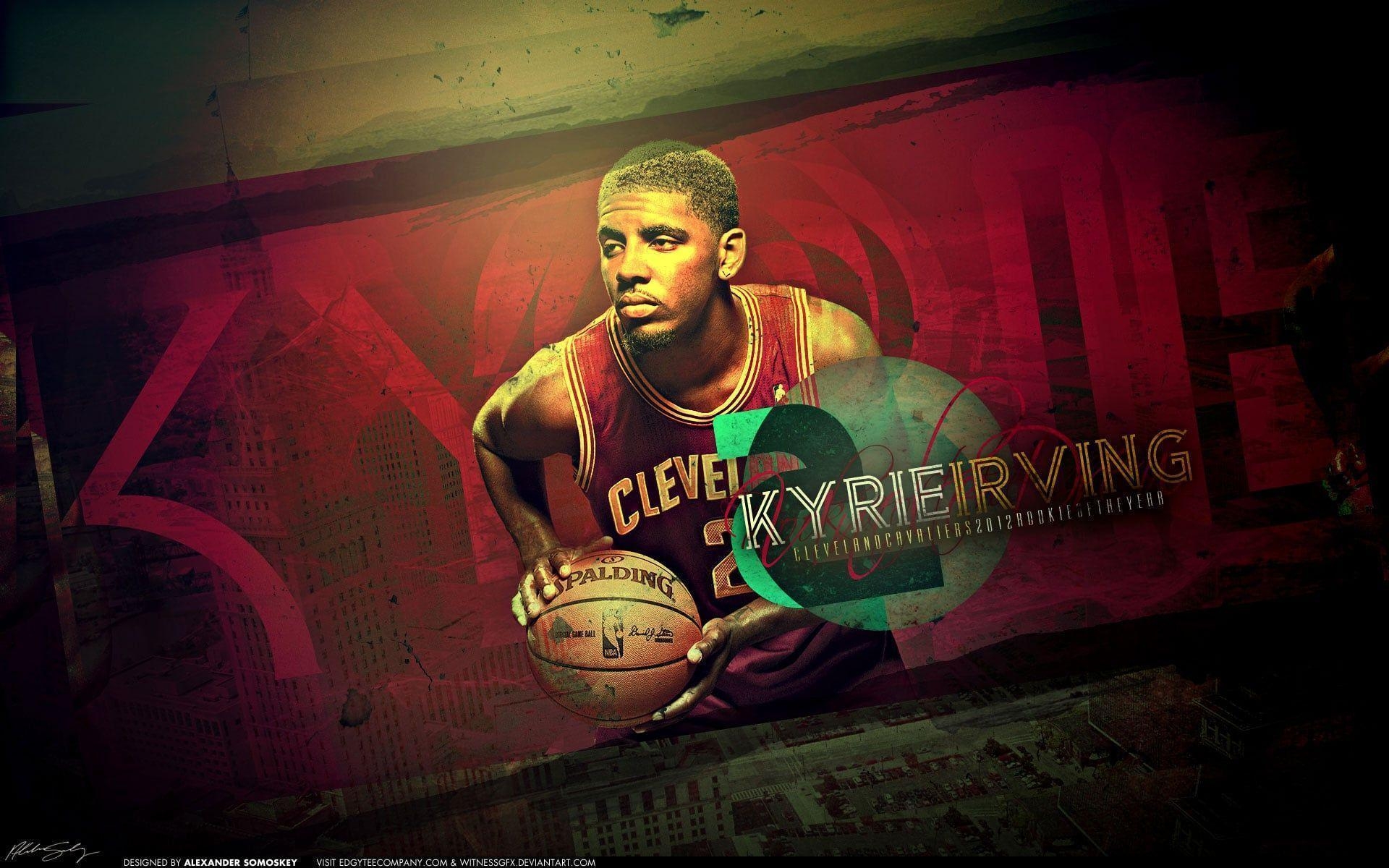 1920x1200 Kyrie Irving wallpaper HD Logo, Cleveland, Cavs, basketball, Desktop