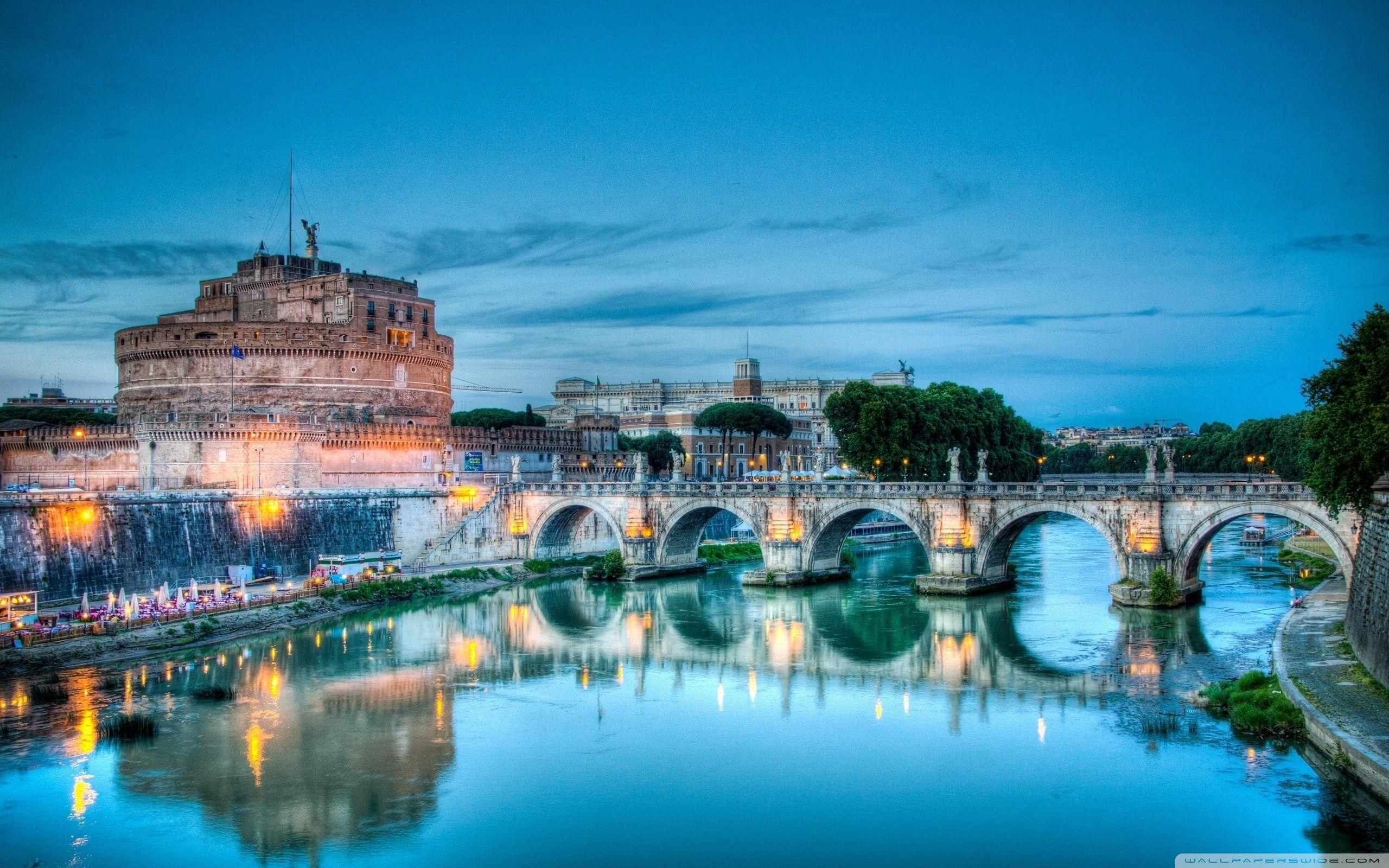 2560x1600 Castel Sant'Angelo, Tiber River, Rome, Italy ❤ 4K HD Desktop, Desktop