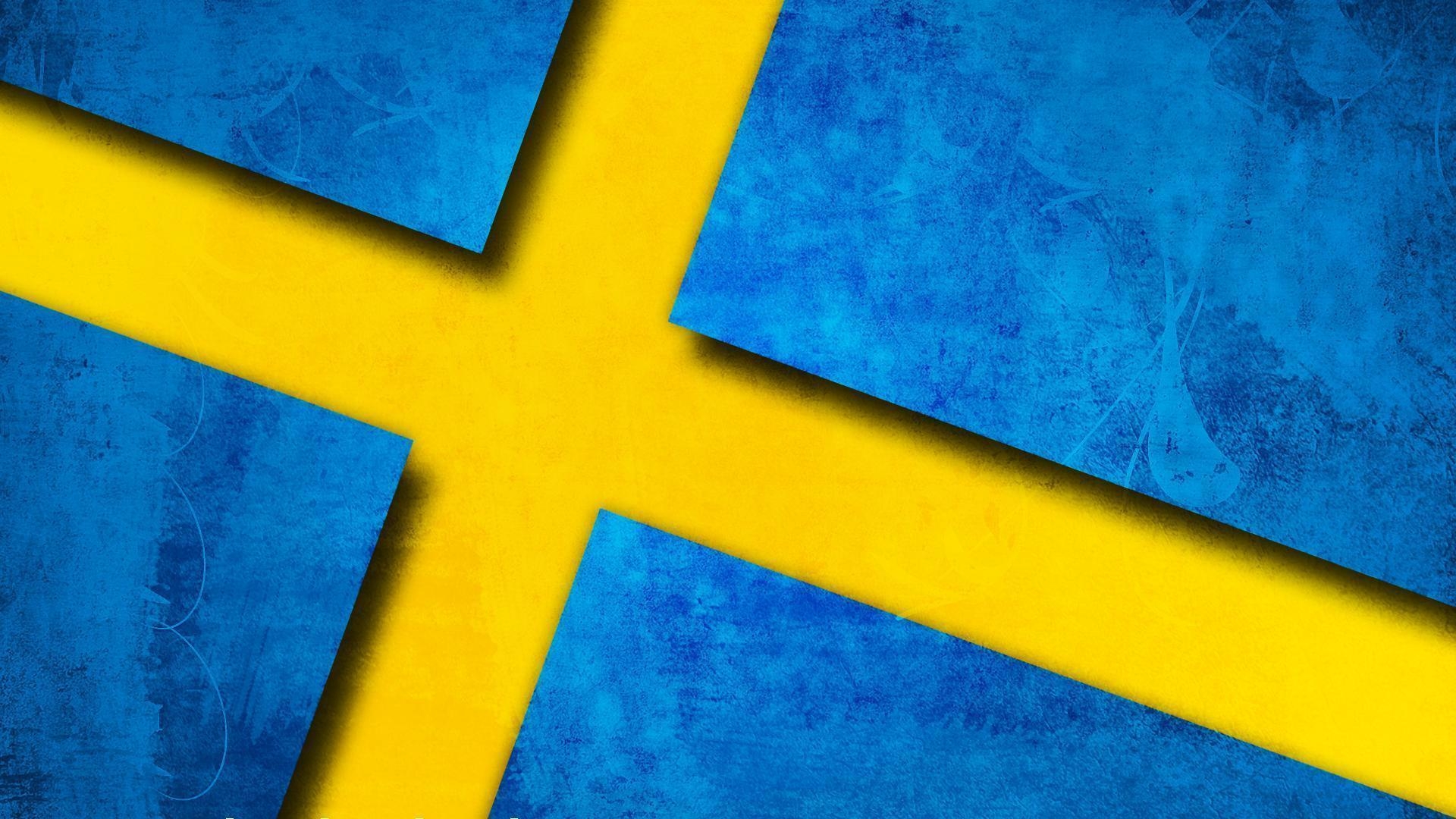 1920x1080 Swedish Flag Background, Desktop