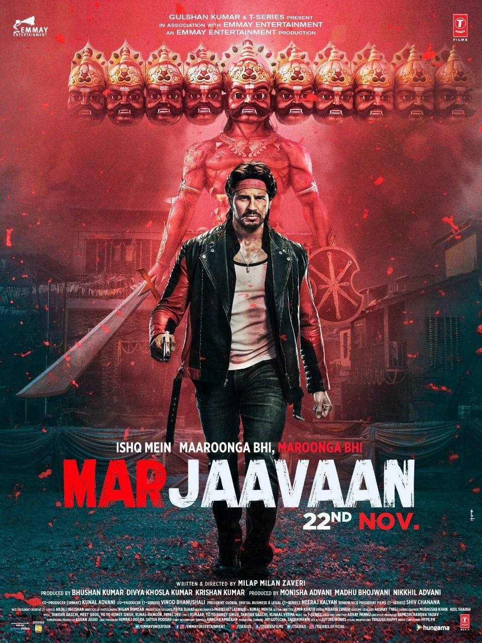 960x1280 Marjaavaan' First Look Posters: Sidharth Malhotra And Riteish Deshmukh Are Set For A Face Off In This Revenge Saga. Hindi Movie News Of India, Phone