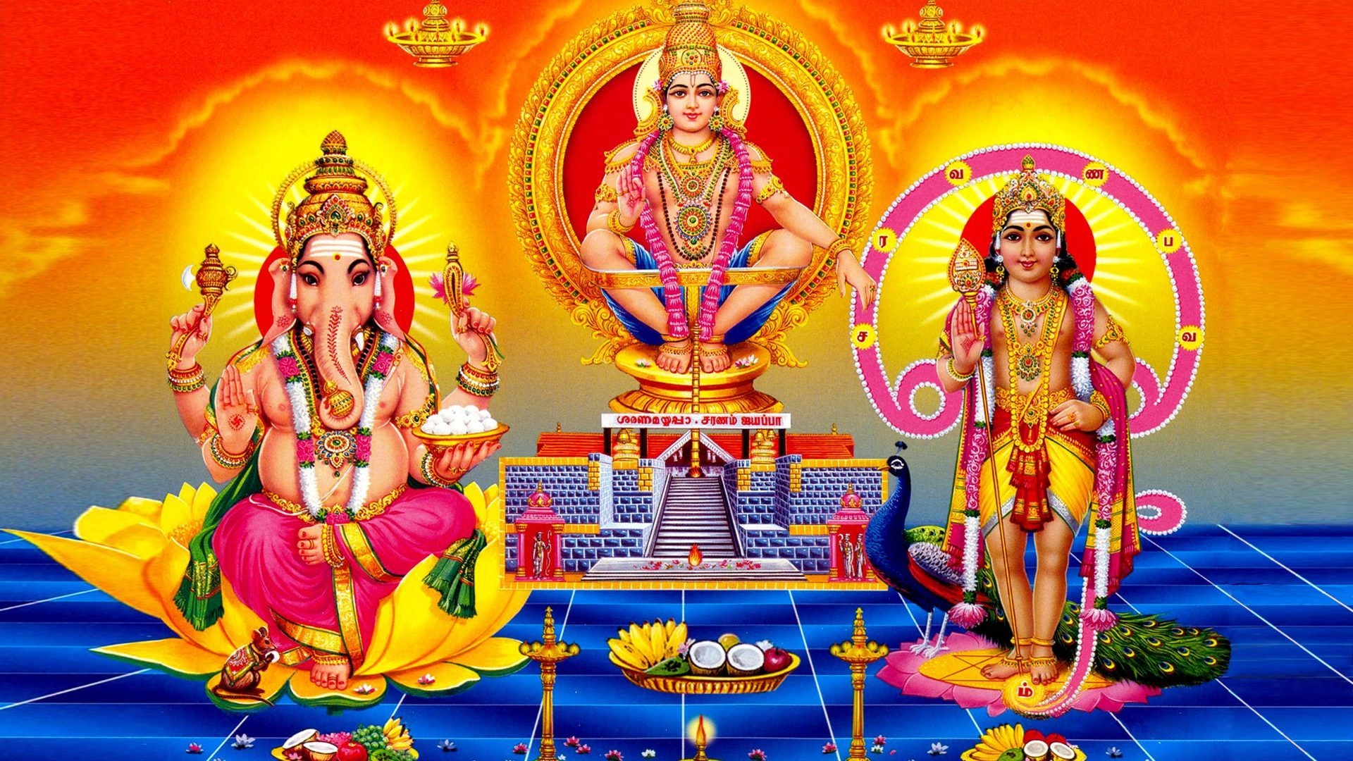 1920x1080 Shabari Prasadam Saranam Saranam Saranam Lord Ayyappa Hindu Gods Image Wallpaper HD 1920x1200, Wallpaper13.com, Desktop