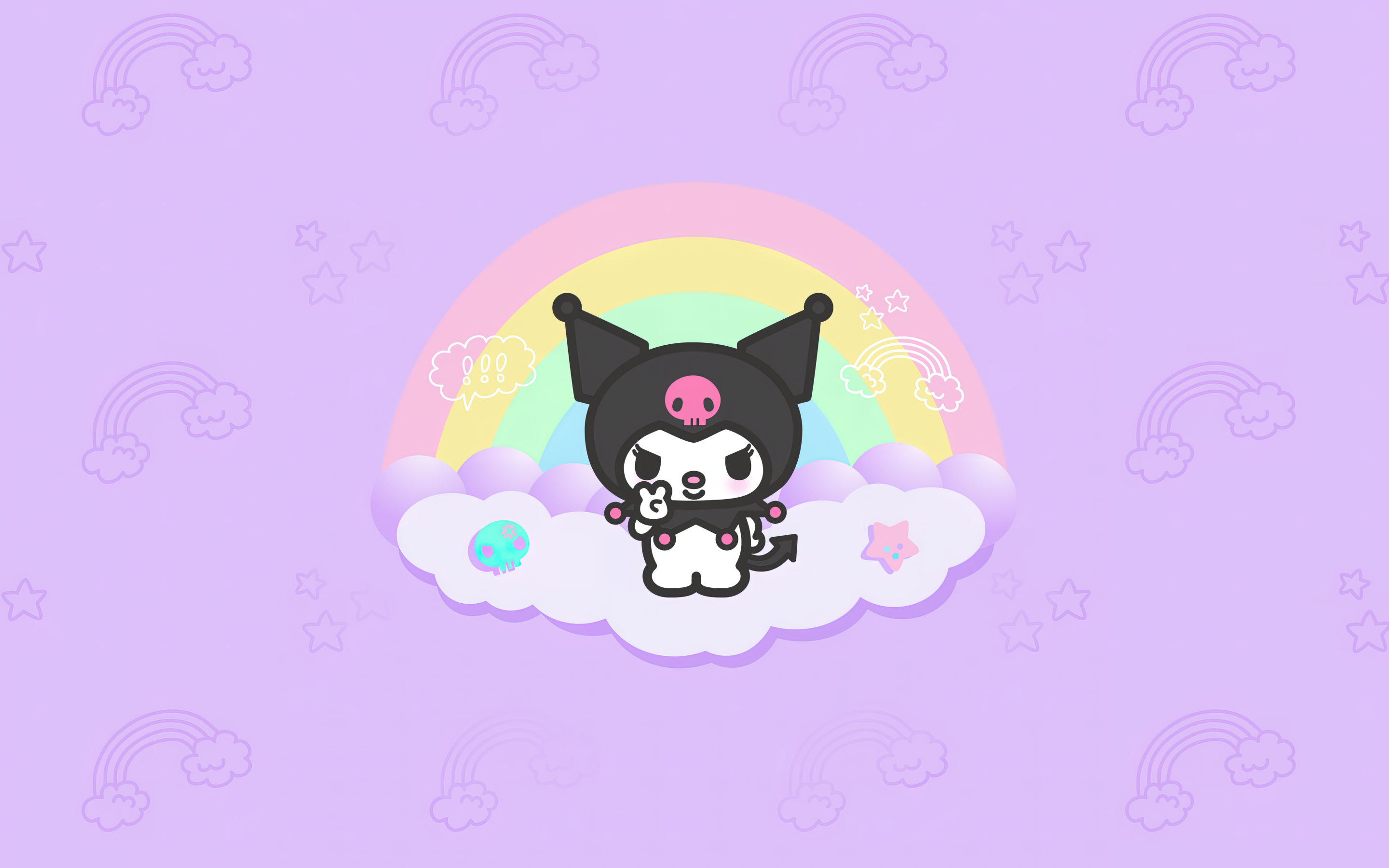 2880x1800 Kuromi Wallpaper 4K, Hello Kitty, Cute, Desktop