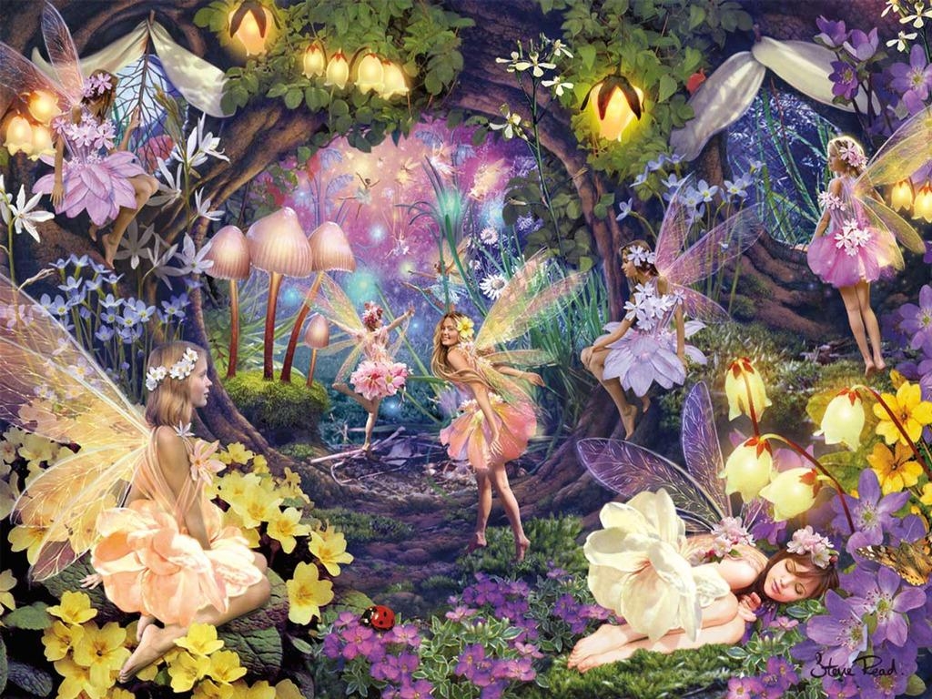 1030x770 Fairy Garden Wallpaper, Desktop