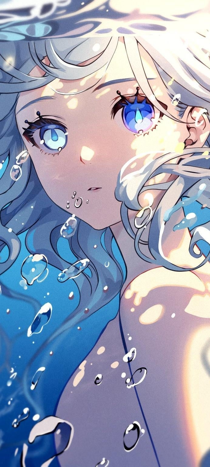 700x1540 Has anyone made or found any good Furina phone wallpaper that were not made by AI?, Phone