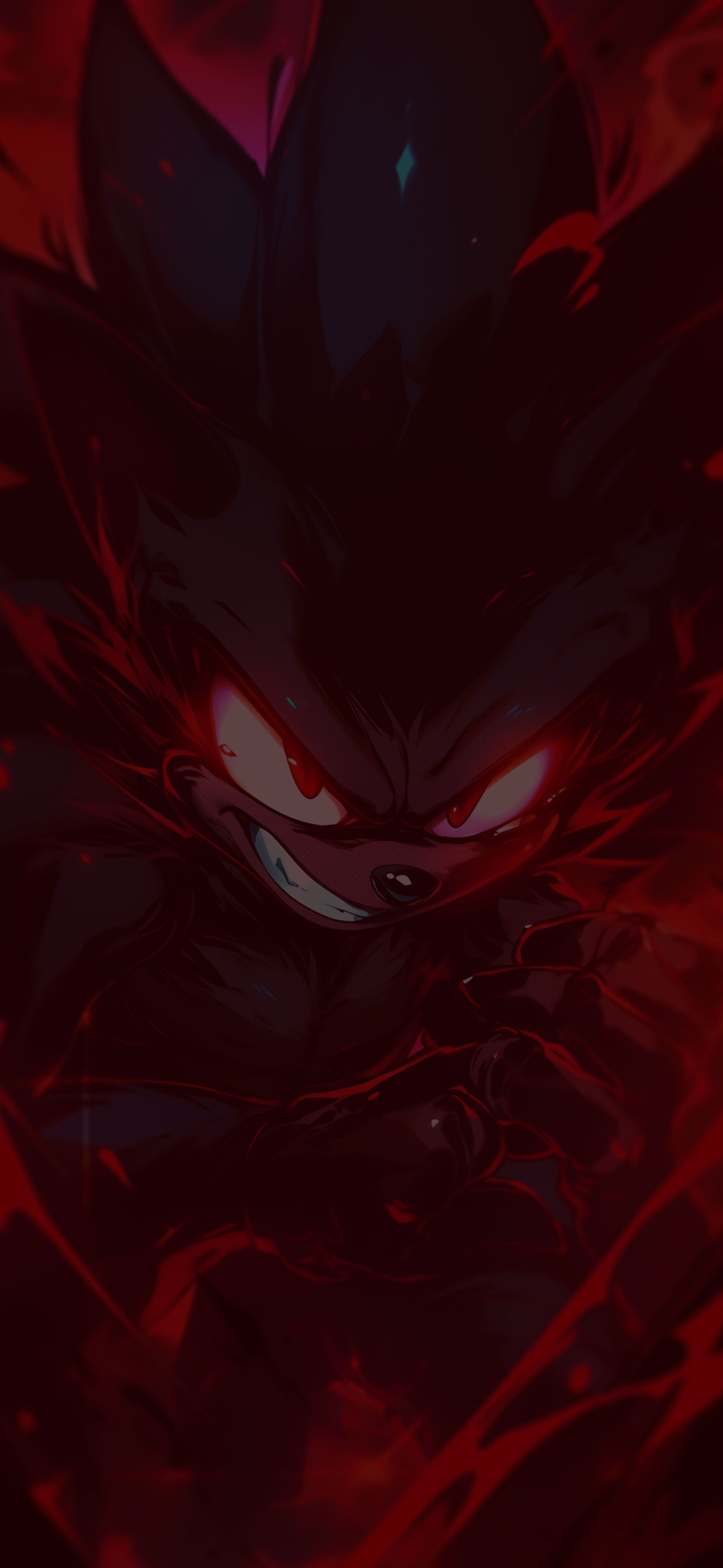 1470x3180 Shadow the Hedgehog Black & Red Wallpaper iPhone & Android, Phone