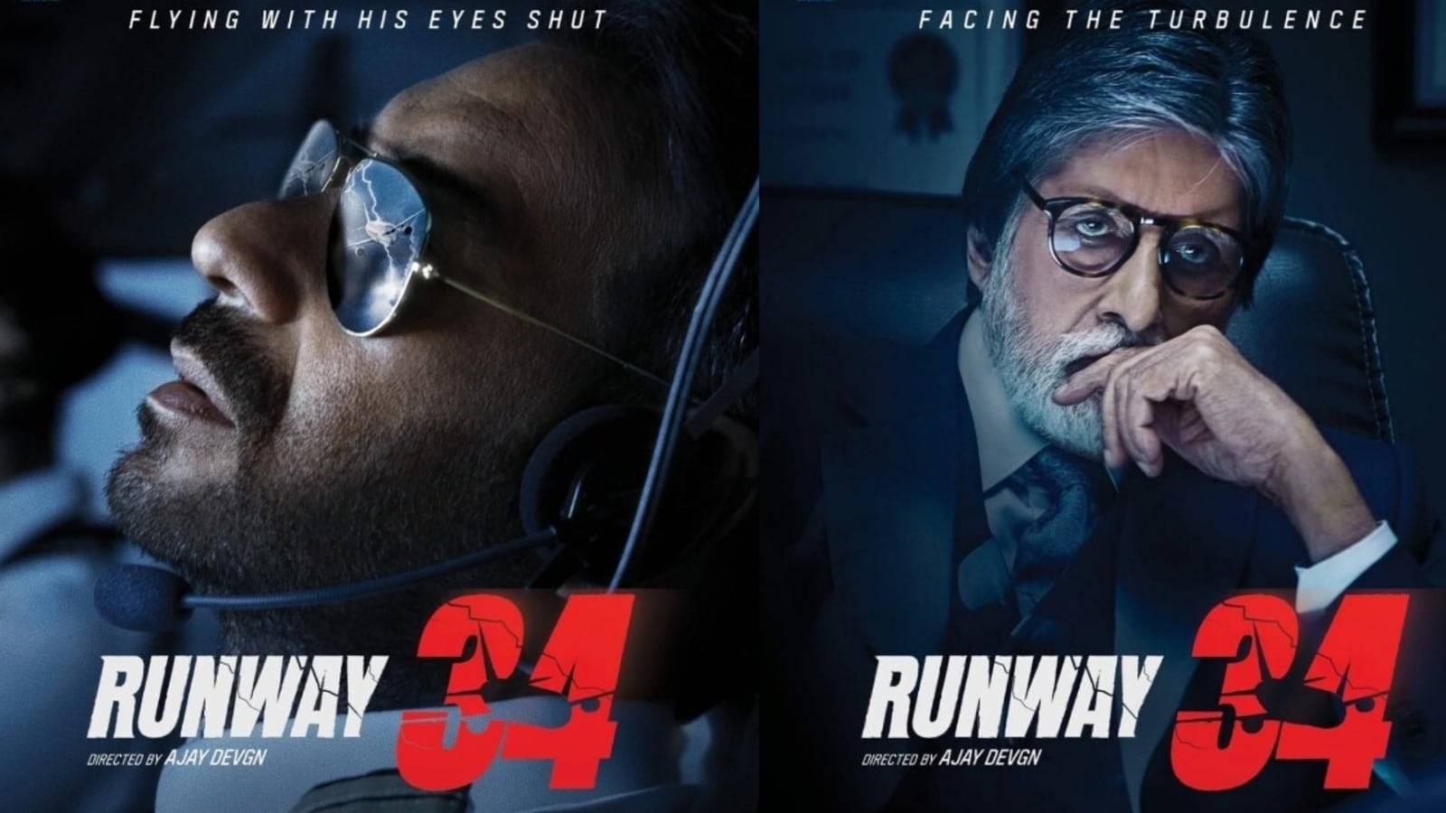 1600x900 Ajay Devgn And Amitabh Bachchan Starrer MayDay Renamed Runway To Release In April. See New Posters, Desktop