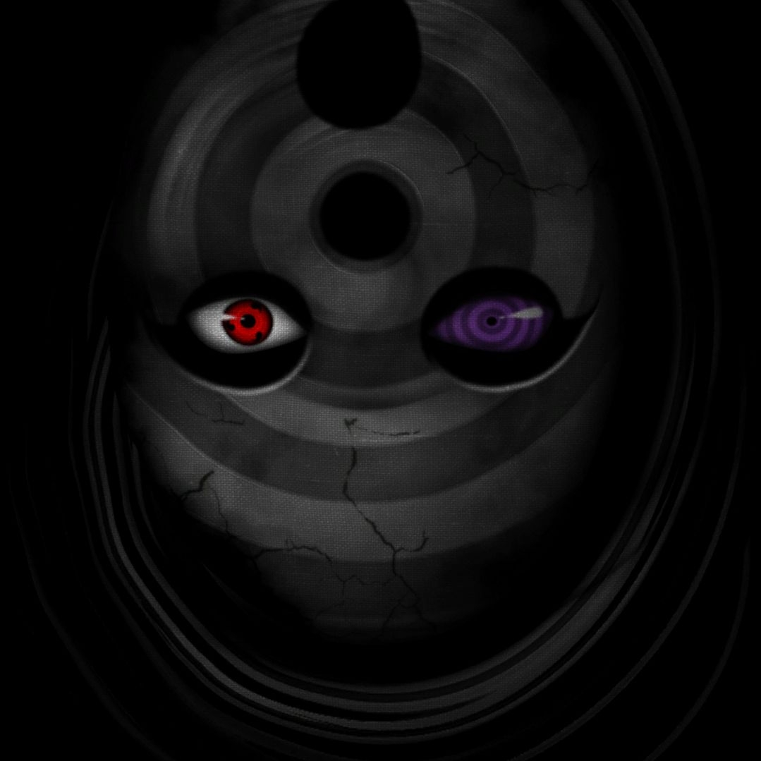 1080x1080 Obito Black Wallpaper Free Obito Black Background, Phone