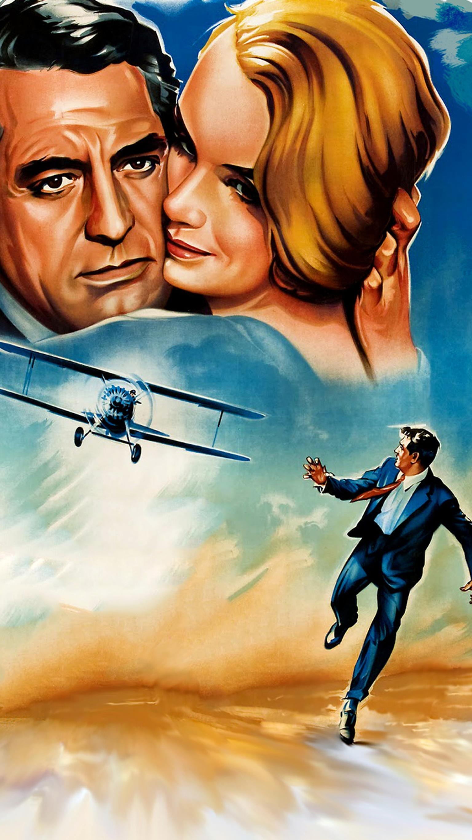 1540x2740 North by Northwest (1959) Phone Wallpaper, Phone