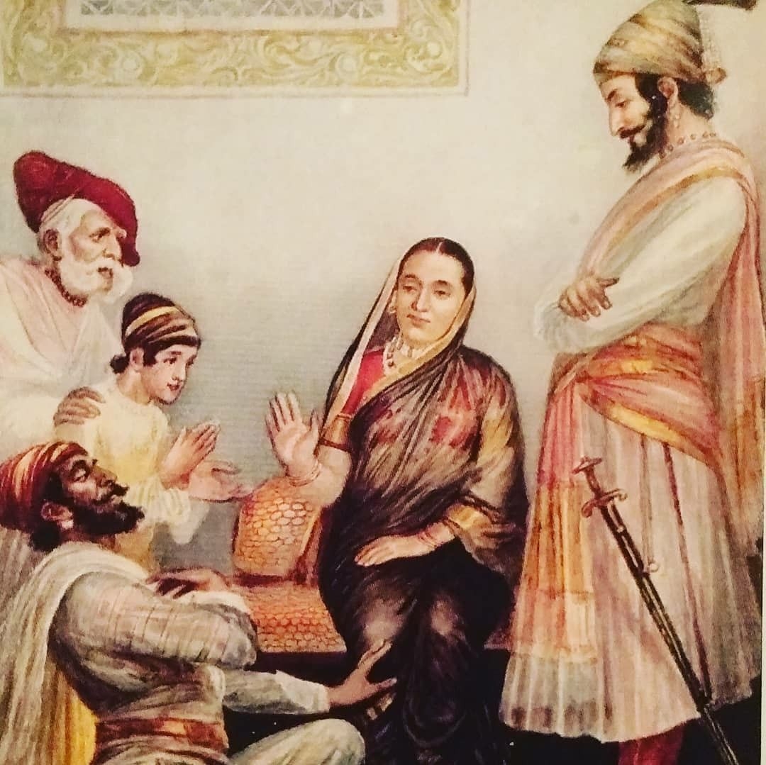 1080x1080 Shivaji Maharaj with Jijamata. Ancient indian history, Indian paintings, Indian history, Desktop