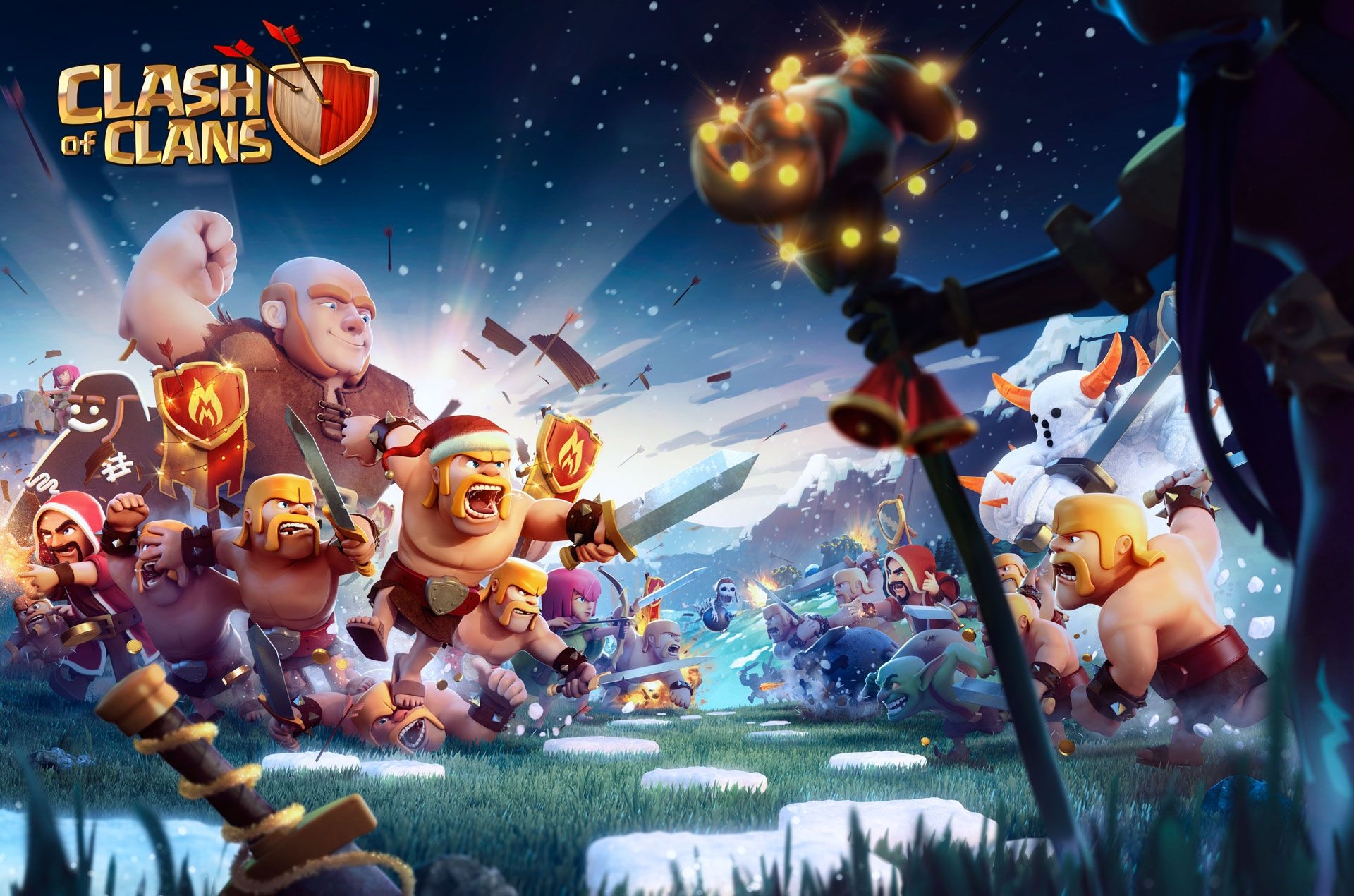 1920x1270 Clash of Clans Winter Wallpaper, Desktop