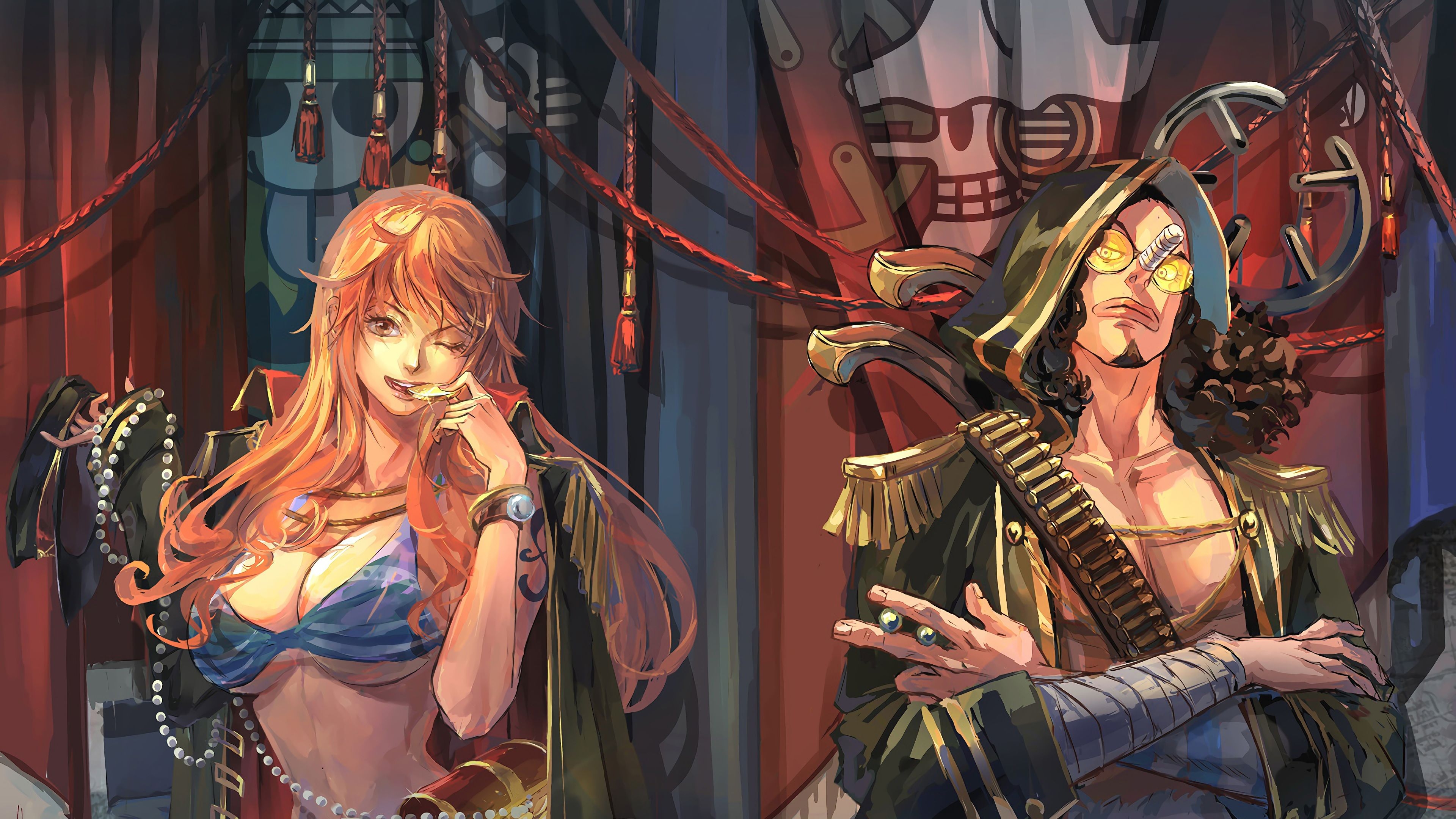 3840x2160 Nami 4K 8K HD One Piece Wallpaper, Desktop