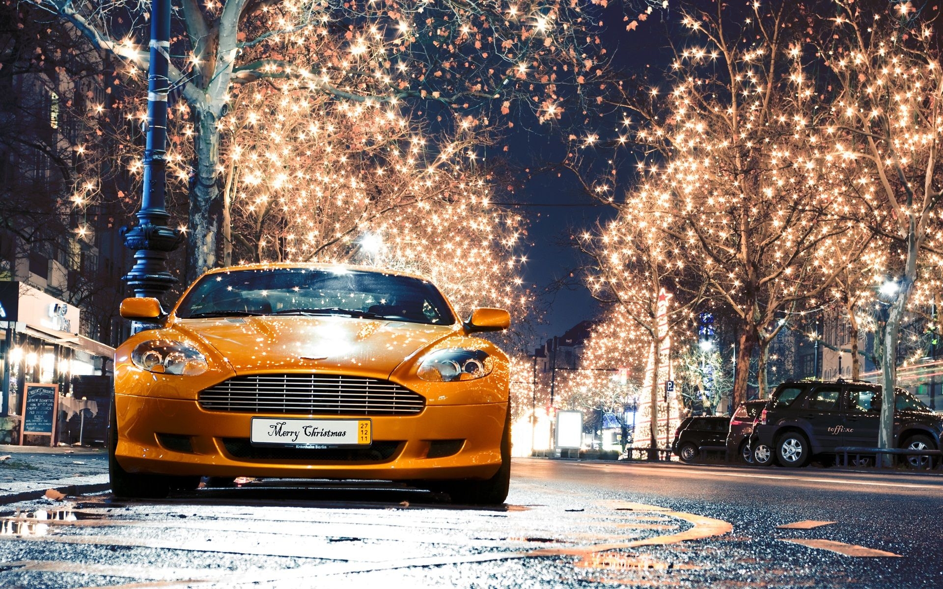 1920x1200 Christmas Car Wallpaper HD, Desktop