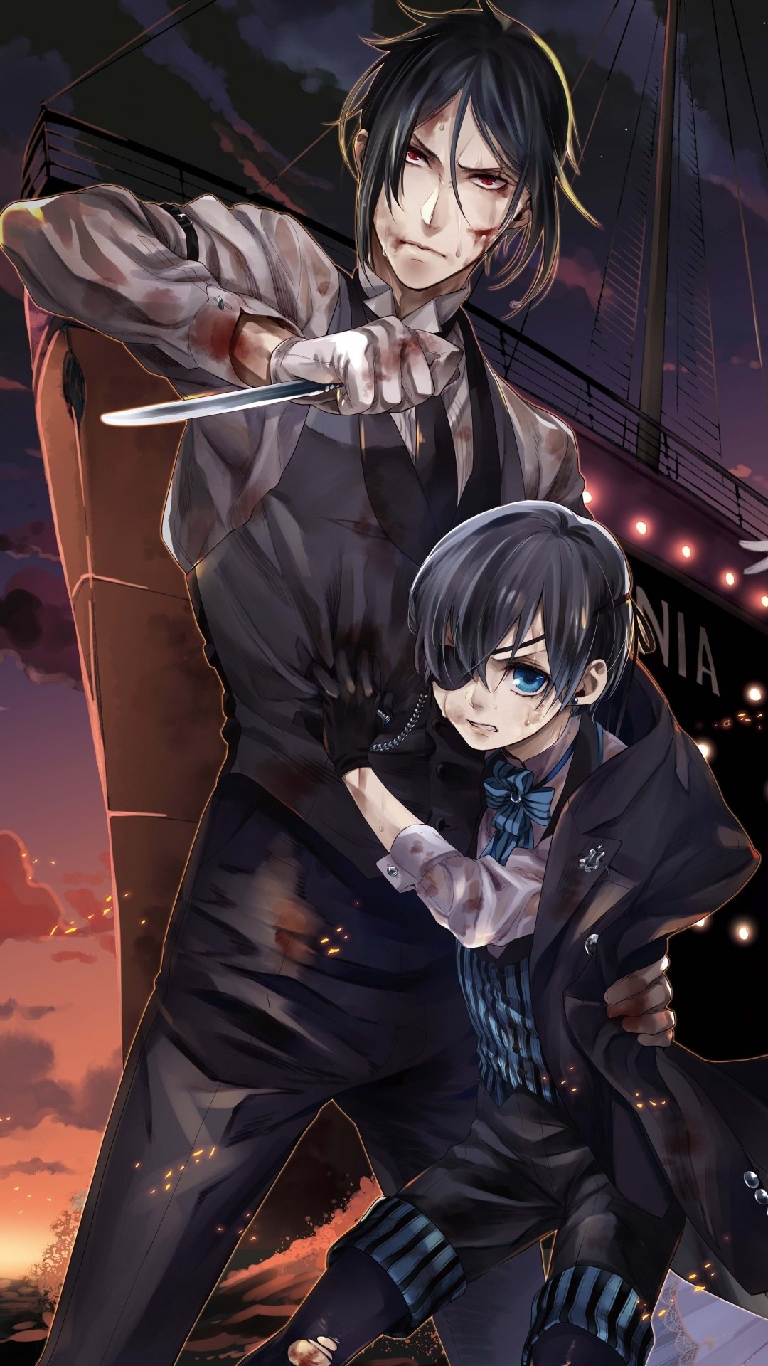 1080x1920 Anime Black Butler () Wallpaper, Phone