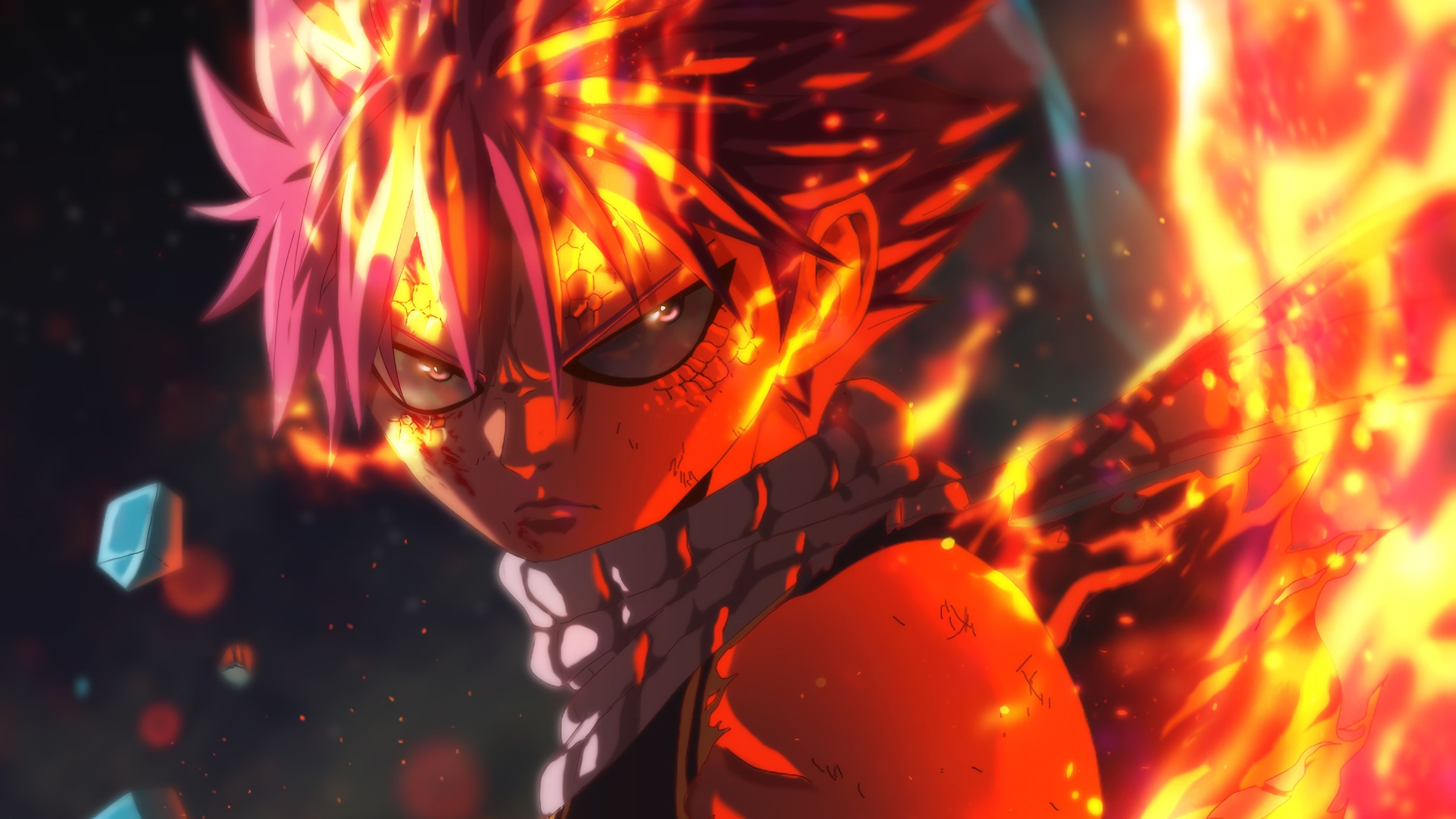 3840x2160 Natsu Dragon Force Fairy Tail 4K, Desktop