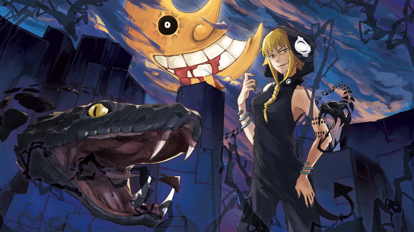 1370x770 Soul Eater Characters Medusa Wallpaper, Desktop