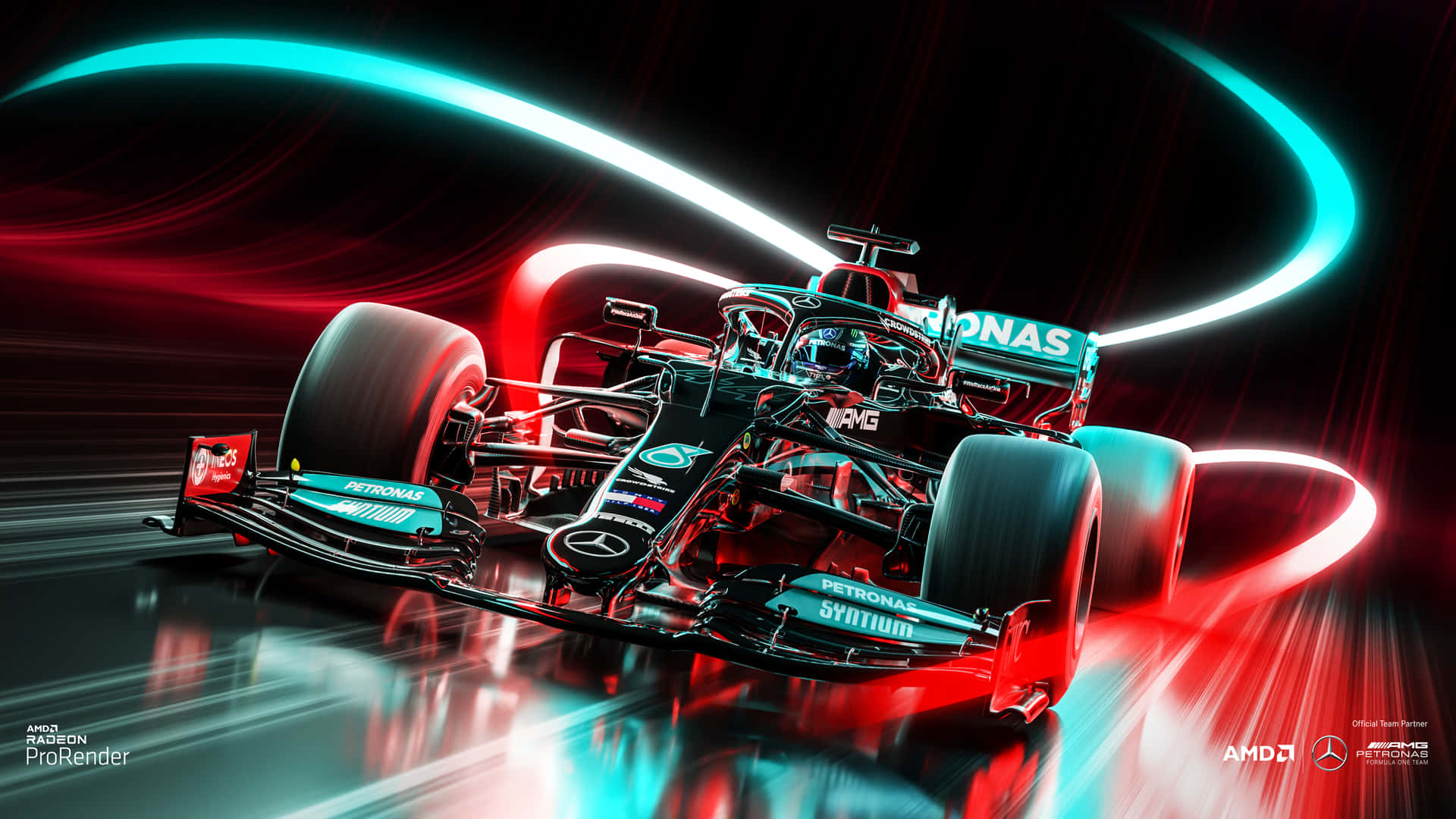 1920x1080 Download A Mercedes F1 Car Is Driving, Desktop