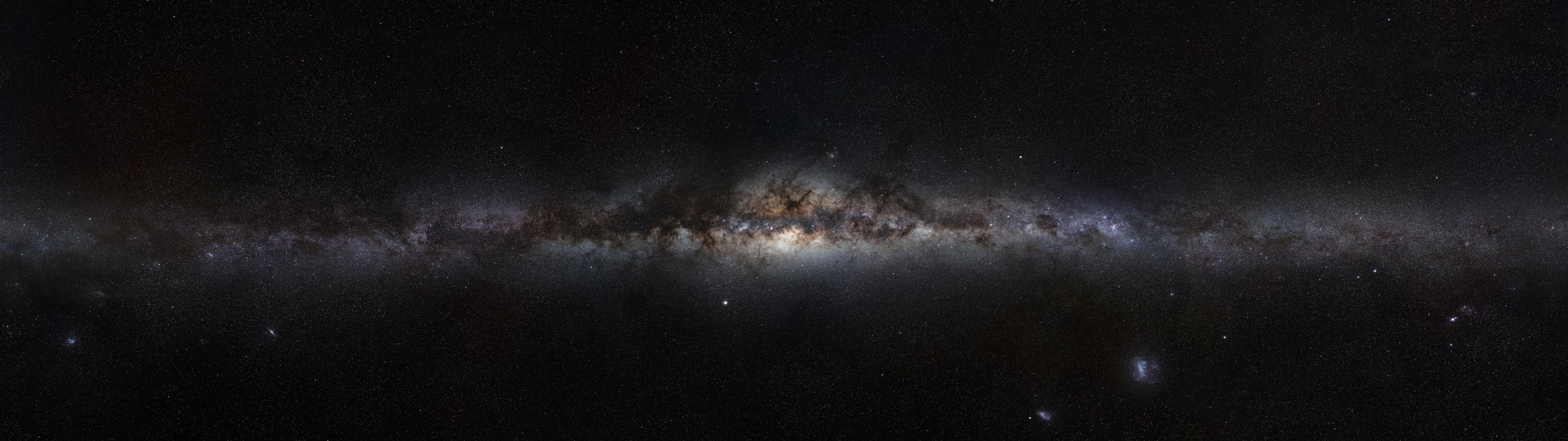 5120x1440 3840x1080][5760x1080][] Milky Way, Dual Screen