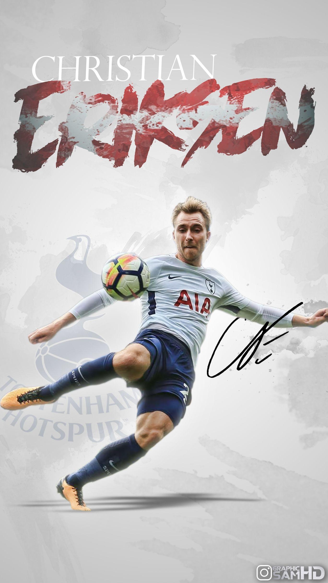 1370x2440 Christian Eriksen Phone Wallpaper 2017 2018, Phone