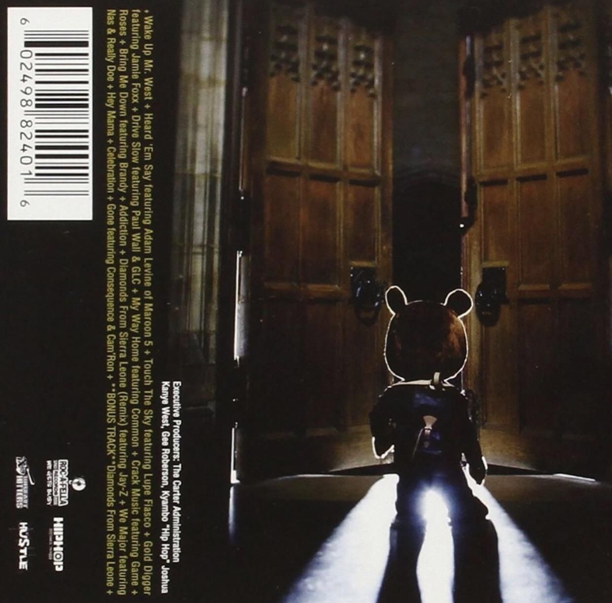 1250x1230 The back of Late Registration album cover. Late registration, Album covers, Event location, Desktop