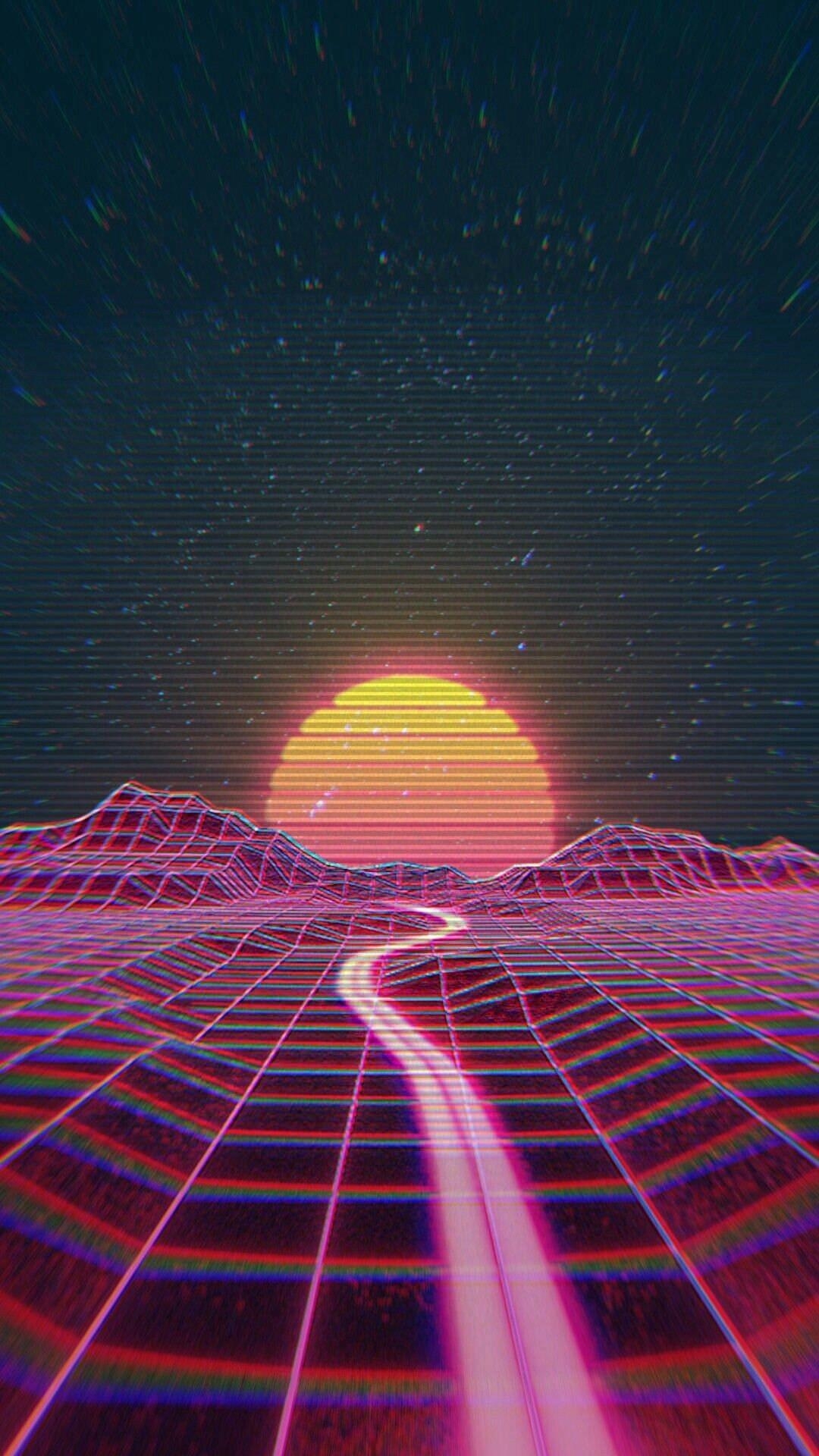 1080x1920 Retro 80S Wallpaper, Phone