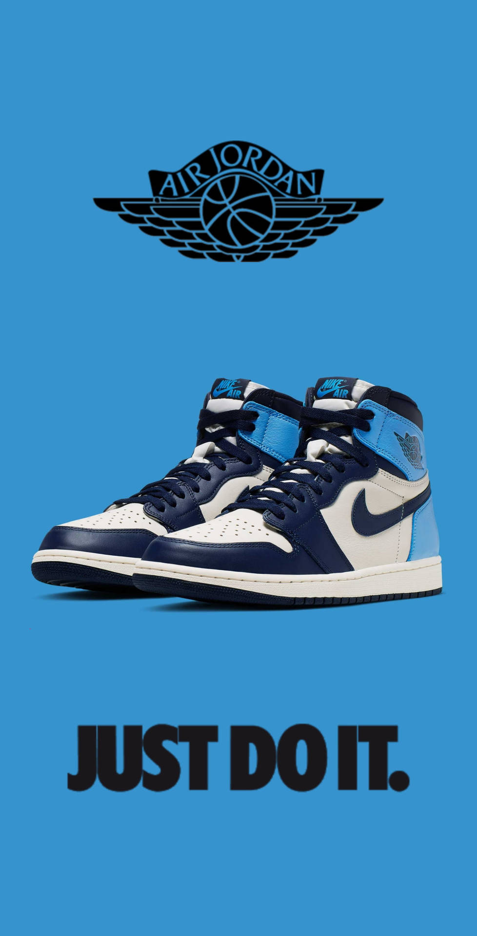 980x1920 Download Game Royal Nike Jordan 1 Wallpaper, Phone