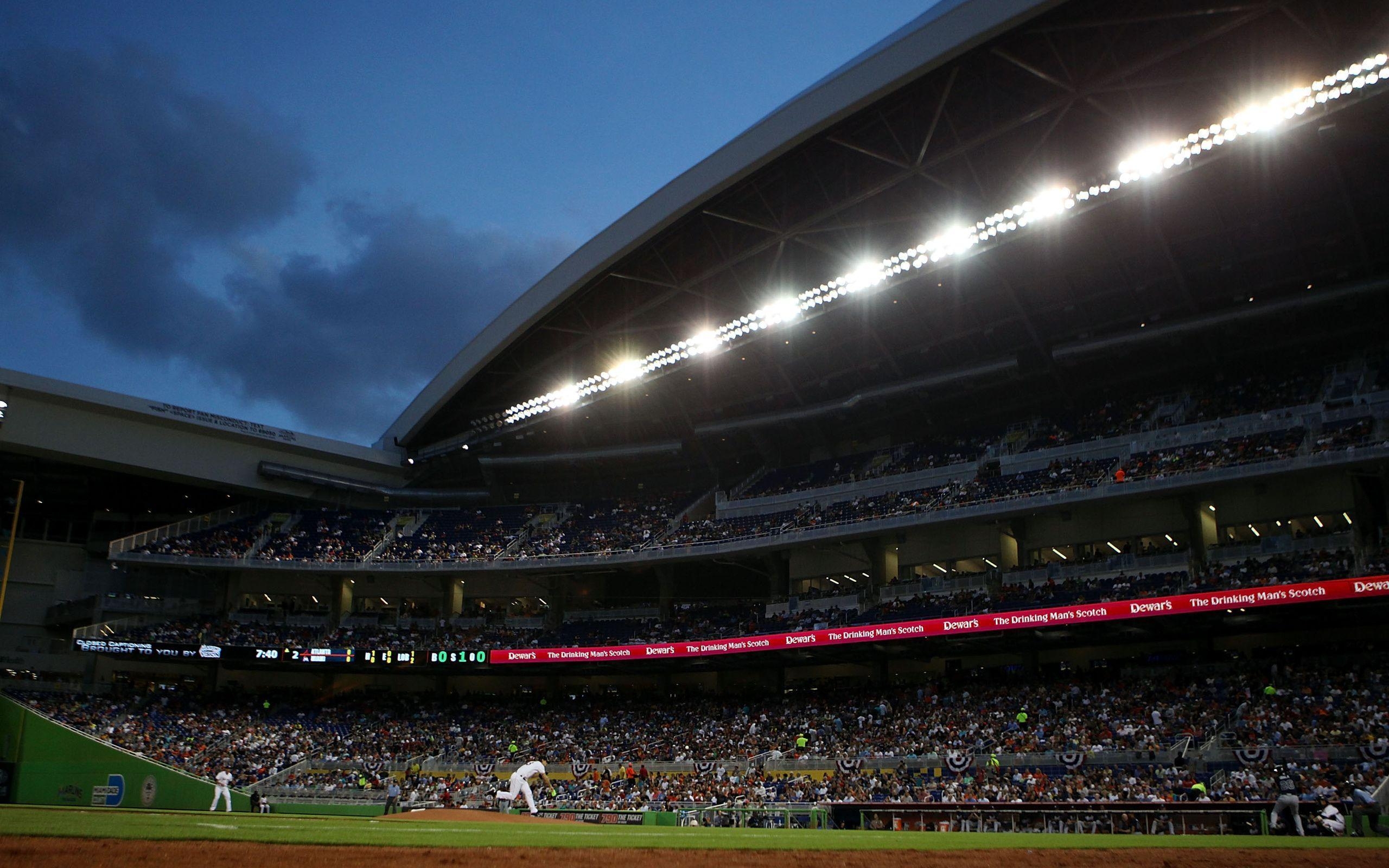 2560x1600 Baseball, Stadium, Miami Marlins Baseball Stadium, Desktop