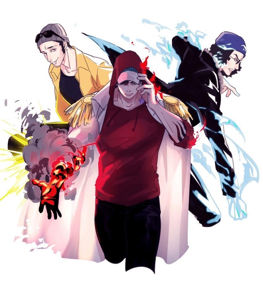 860x940 Kizaru, Akainu and Aokiji, Phone