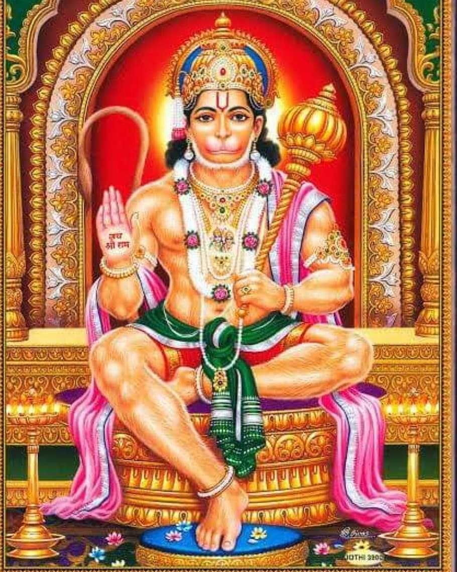 910x1140 Hanuman Baba Ji Photo Bajrangbali HD.hinduwallpaper.com, Phone