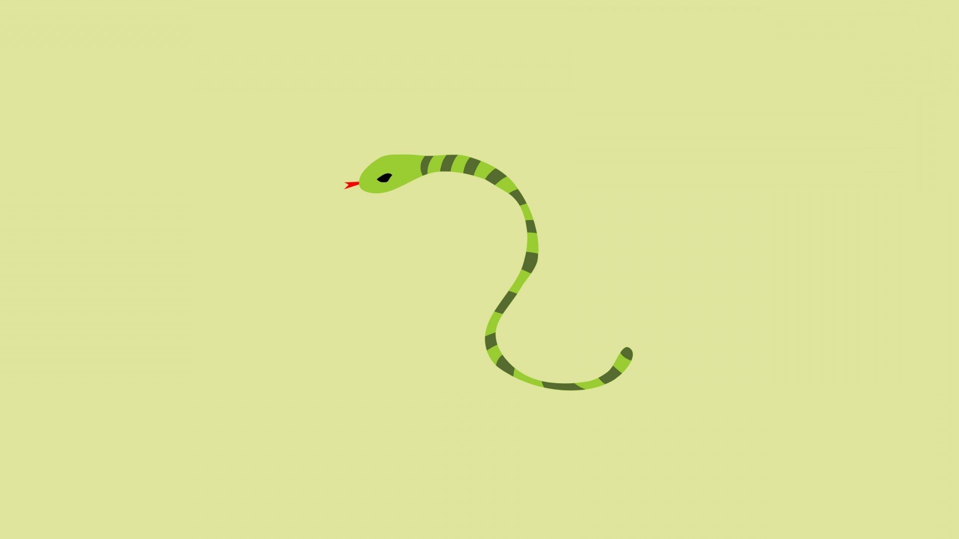 1920x1080 Snake Minimalism Wallpaper, HD Artist, Desktop