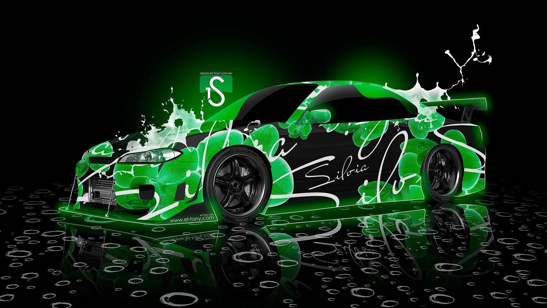 1920x1080 Neon Green Background, Desktop